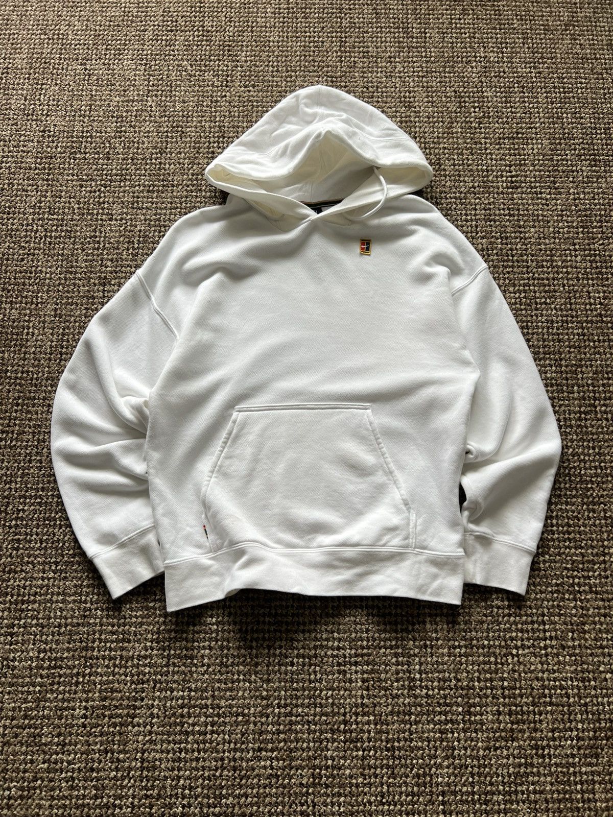 Nike 90’s NIKE VINTAGE Fleece Hoodie Court Heritage White Size US S / EU 44-46 / 1 - 4 Thumbnail