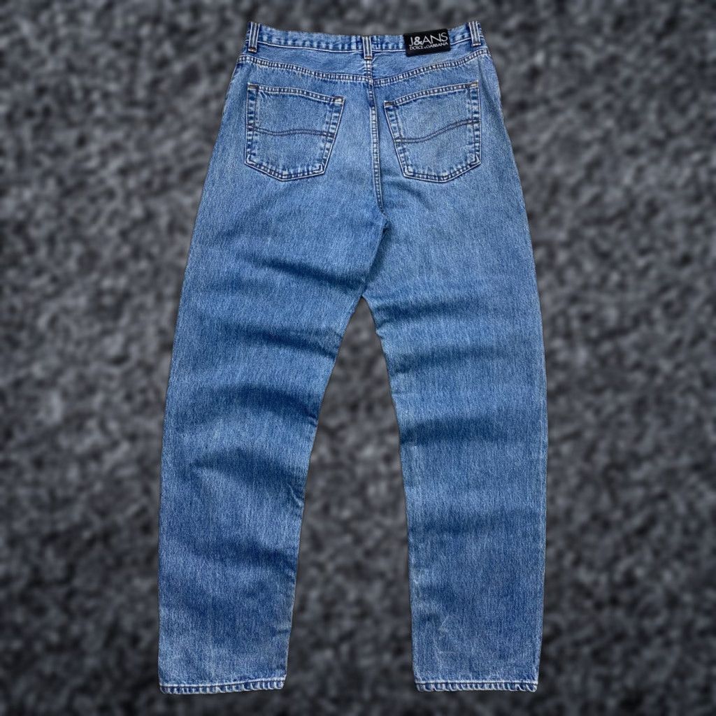 Dolce & Gabbana Dolce&Gabbana Jeans Mens 34 Denim Distressed 90s Vintage Size 34 Blue Straight Regular XS-XL Size US 34 / EU 50 - 1 Thumbnail