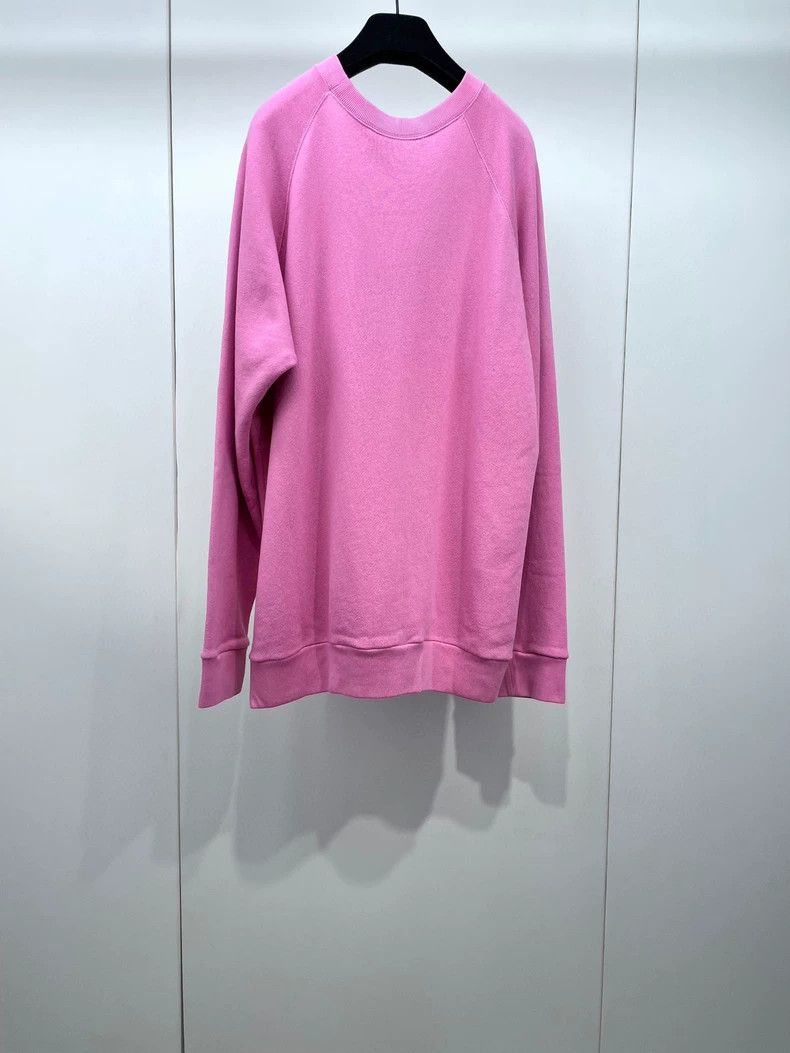 Gucci Gucci Pink pullover sweatshirt with sequin cat avatar hoodi Size US M / EU 48-50 / 2 - 2 Thumbnail