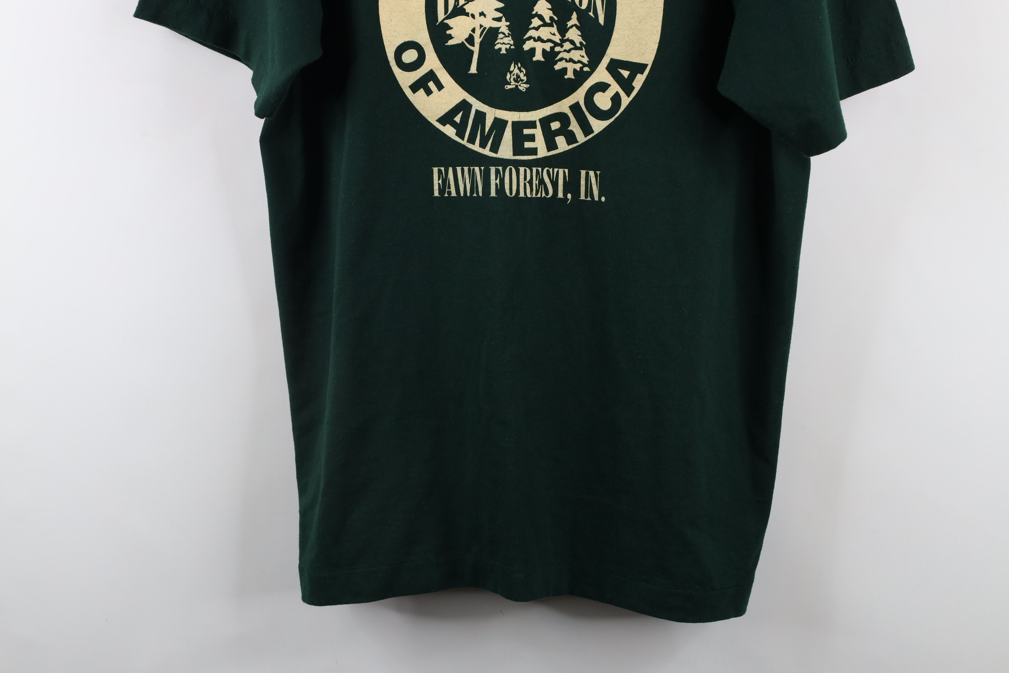 Vintage Vintage 90s Alcoholics of America Fawn Forest T-Shirt USA Size US XL / EU 56 / 4 - 3 Thumbnail