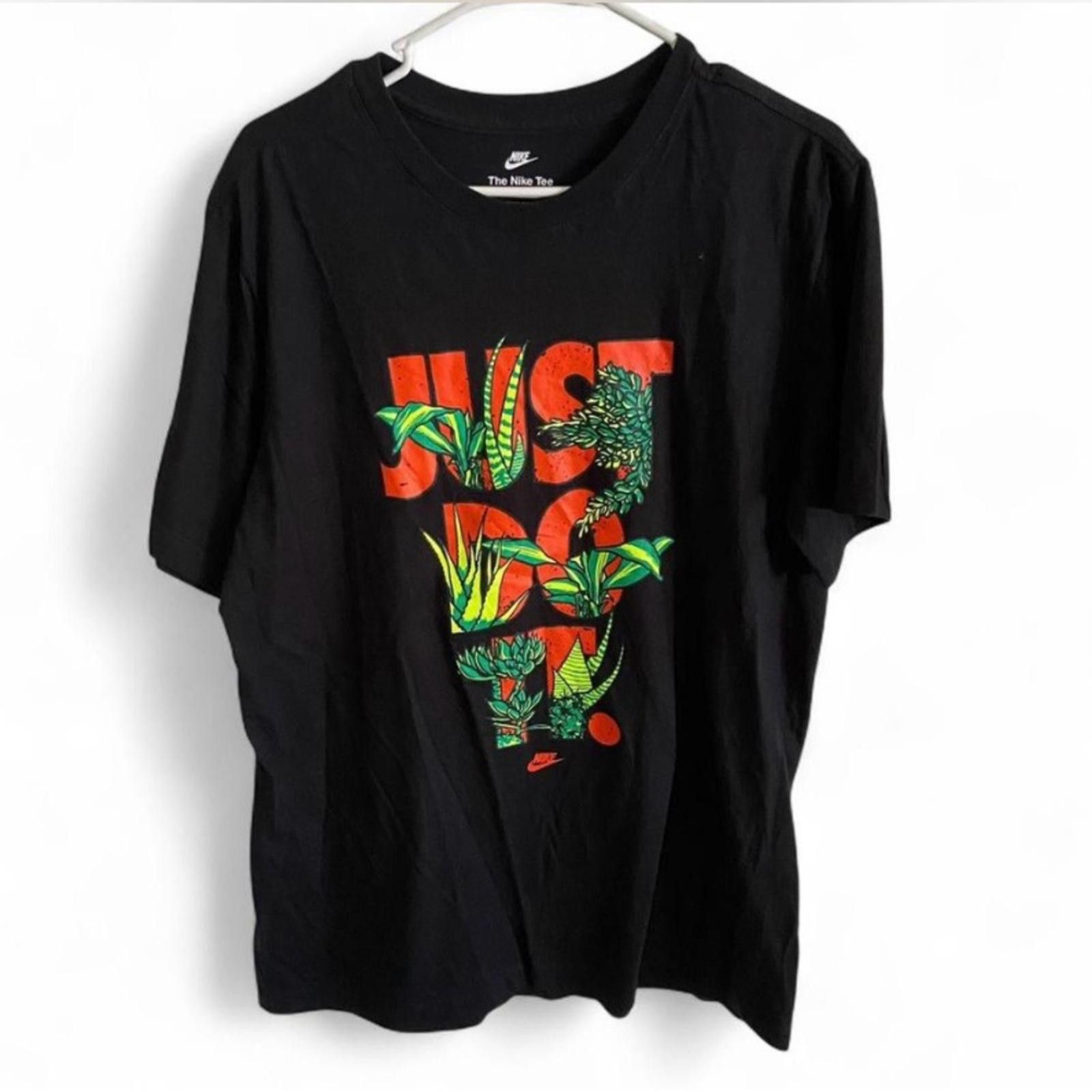 Nike Nike Black Just Do It Mens Logo Graphic Design TShirt Size L Size US L / EU 52-54 / 3 - 1 Thumbnail