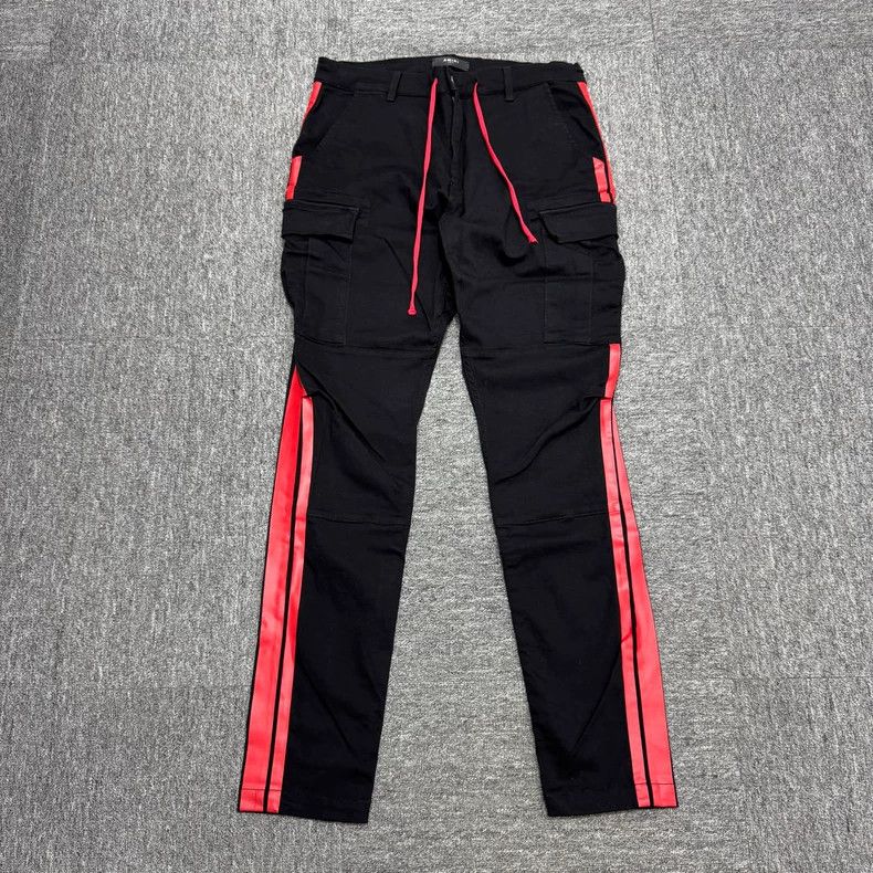 Amiri Amiri belt-looped multi-pocket denim jeans Size US 34 / EU 50 - 1 Thumbnail