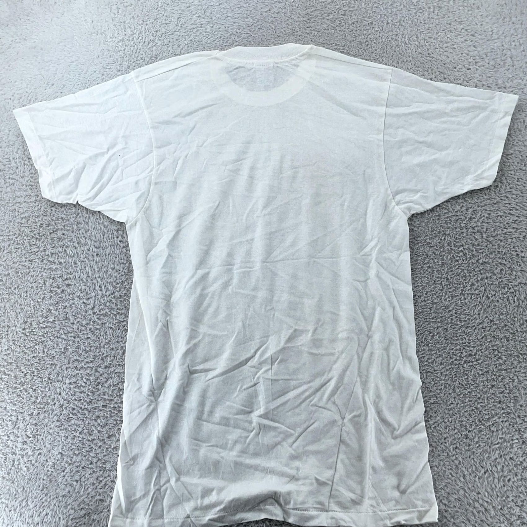Hanes VINTAGE Hanes White T-Shirt Mens S Short Sleeve Crew Neck Cotton Plain Size US S / EU 44-46 / 1 - 4 Thumbnail