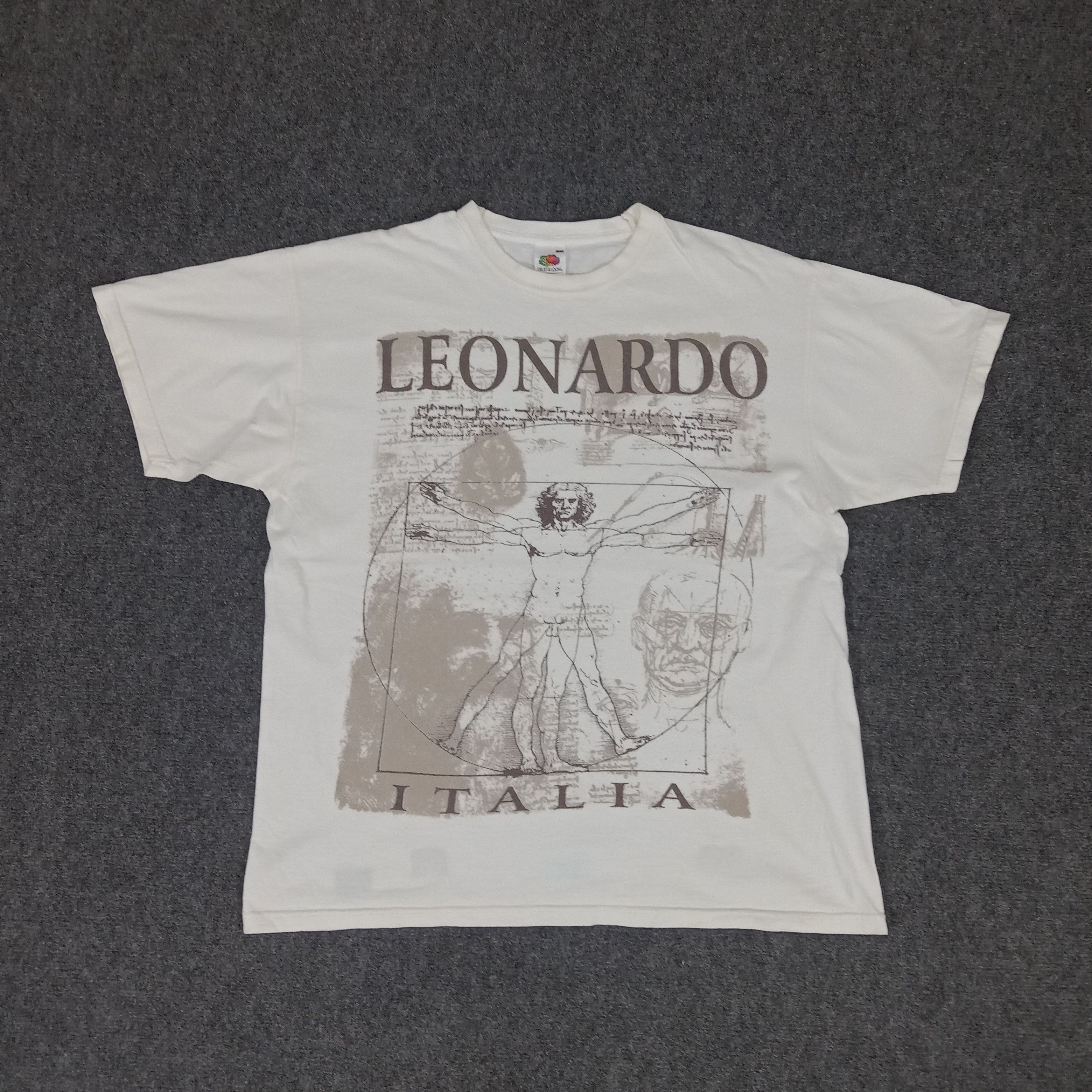 Arts & Science × Vintage Leonardo Da Vinci Italian Artist Anatomy Tshirt Size US L / EU 52-54 / 3 - 1 Thumbnail