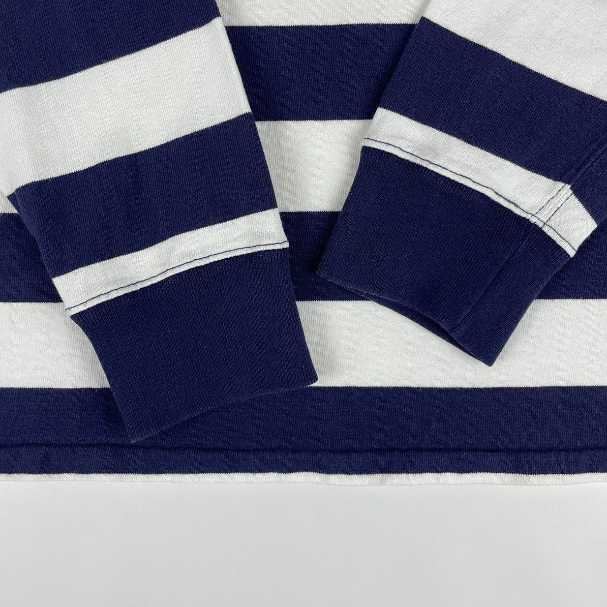 Polo Ralph Lauren Polo Ralph Lauren Vintage Rugby Striped Long Sleeve Size US XL / EU 56 / 4 - 7 Thumbnail