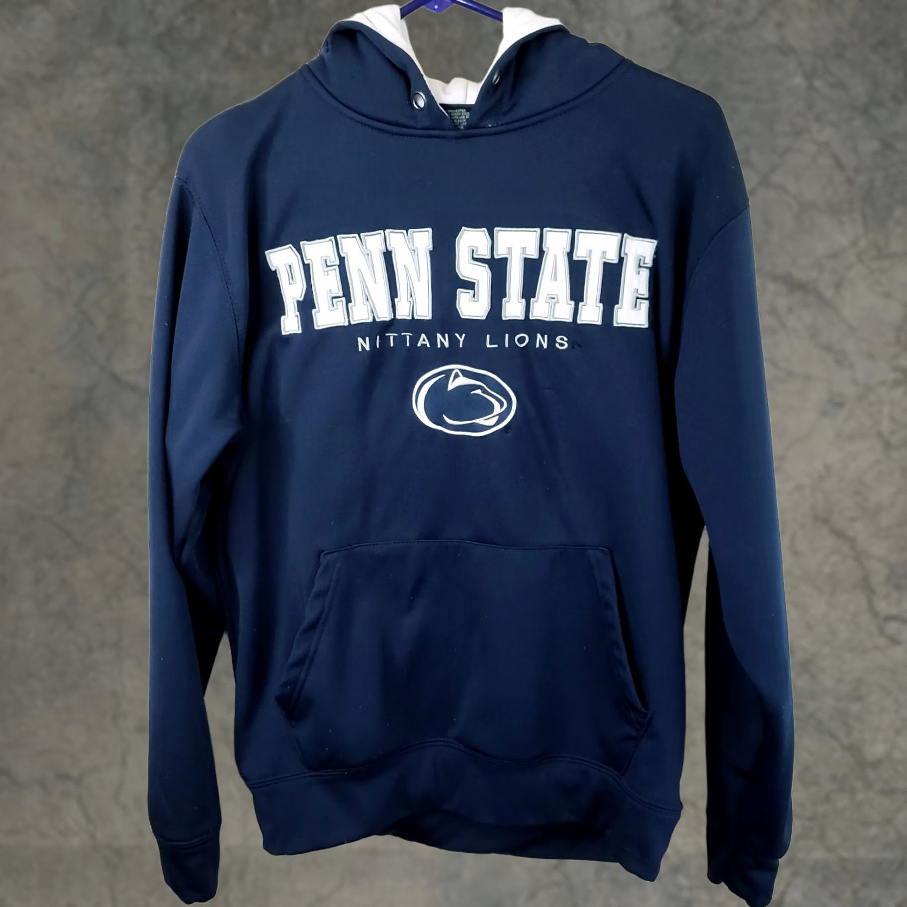 Vintage Colosseum Penn State Nittany Lions Blue and White Hoodie Size M Mens Size US M / EU 48-50 / 2 - 1 Thumbnail