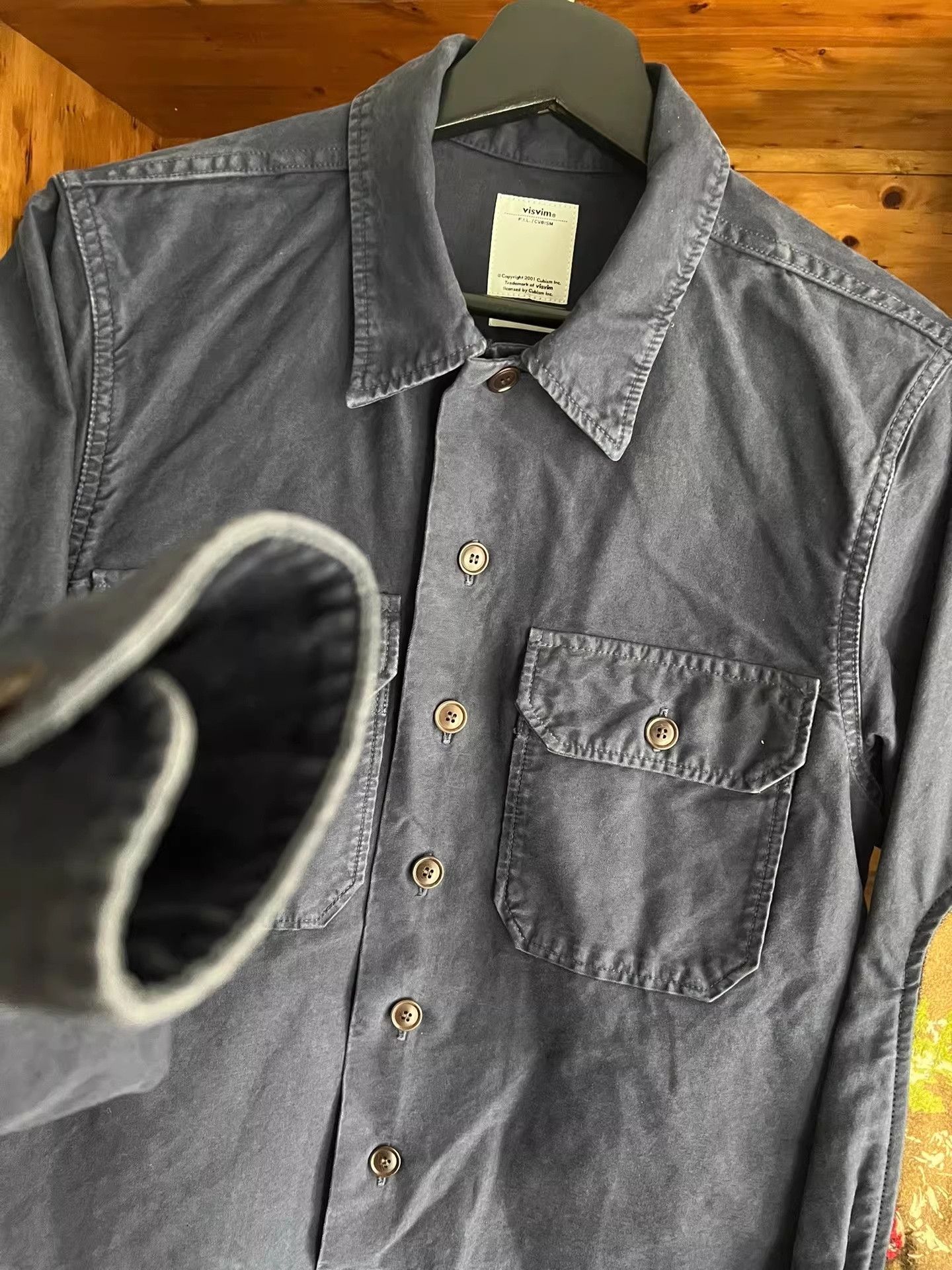 Visvim visvim 2016 Indigo Dye Work Shirt Size US S / EU 44-46 / 1 - 5 Thumbnail