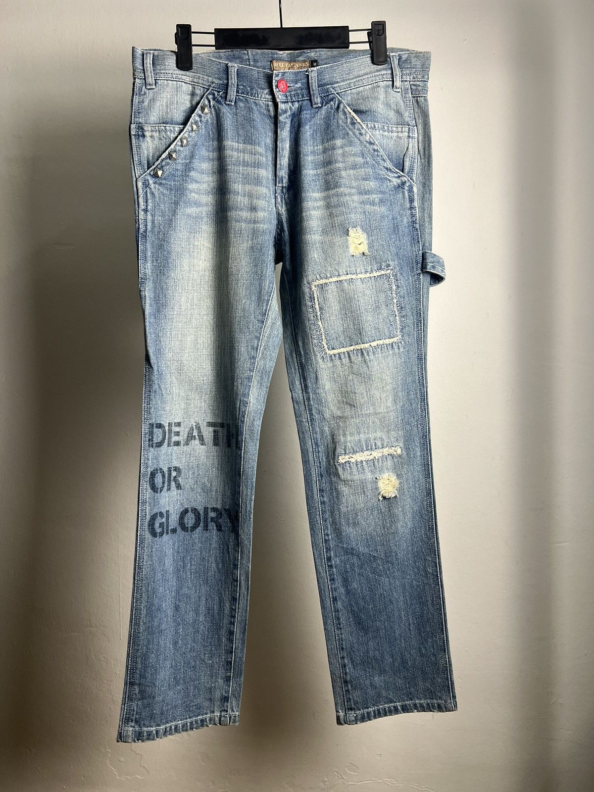 Japanese Brand × Seditionaries × Vintage Vintage Hellcat Punks Seditionaries "Death or Glory" Denim Size US 32 / EU 48 - 1 Thumbnail