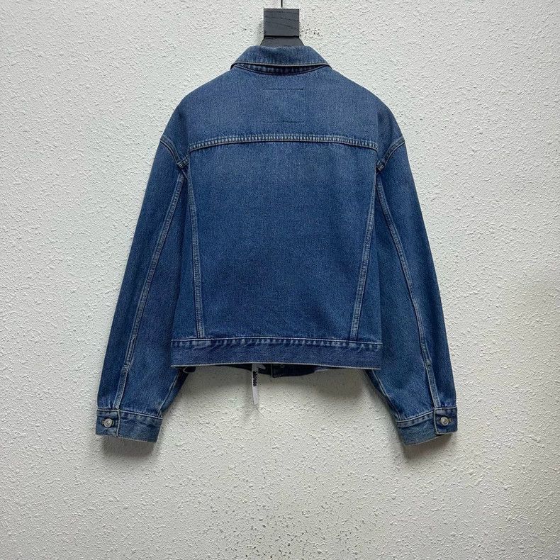 Balenciaga Balenciaga size 34 Ruffled Denim Jacket Size XS / US 0-2 / IT 36-38 - 2 Thumbnail