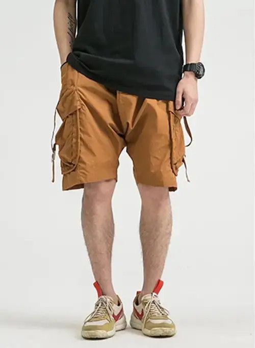 Japanese Brand × Jean 20SS Indigo Union Japan Brown Worker Shorts Size US 32 / EU 48 - 1 Thumbnail