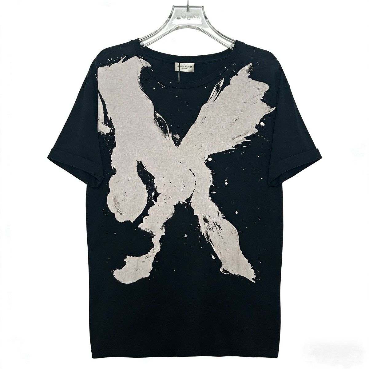 Saint Laurent Paris Saint Laurent SLP Black Logo Short Sleeve T-Shir K26WX Size US L / EU 52-54 / 3 - 1 Thumbnail