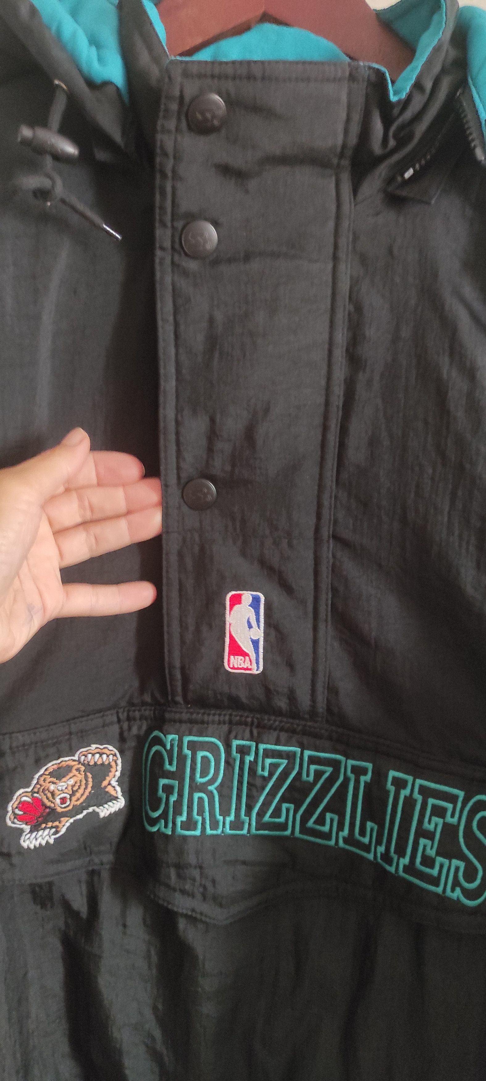 NBA × Starter × Vintage NBA Vancouver Grizzlies Starter Puffer Quarter Zip Jacket Size US M / EU 48-50 / 2 - 13 Thumbnail