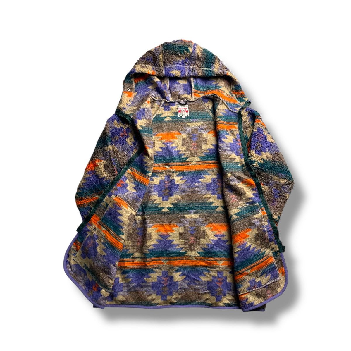 Kapital 🇯🇵 TITICACA COLOURFUL NATIVE FLEECE JACKET Size US L / EU 52-54 / 3 - 12 Thumbnail