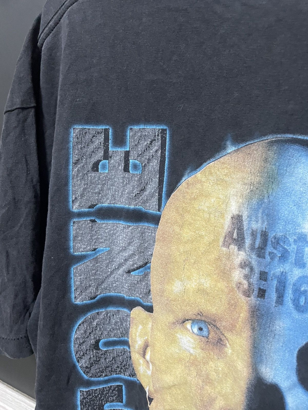 Vintage Vintage 1997 Stone Cold Steve Austin Other Side Jackaas Tee Size US L / EU 52-54 / 3 - 12 Thumbnail