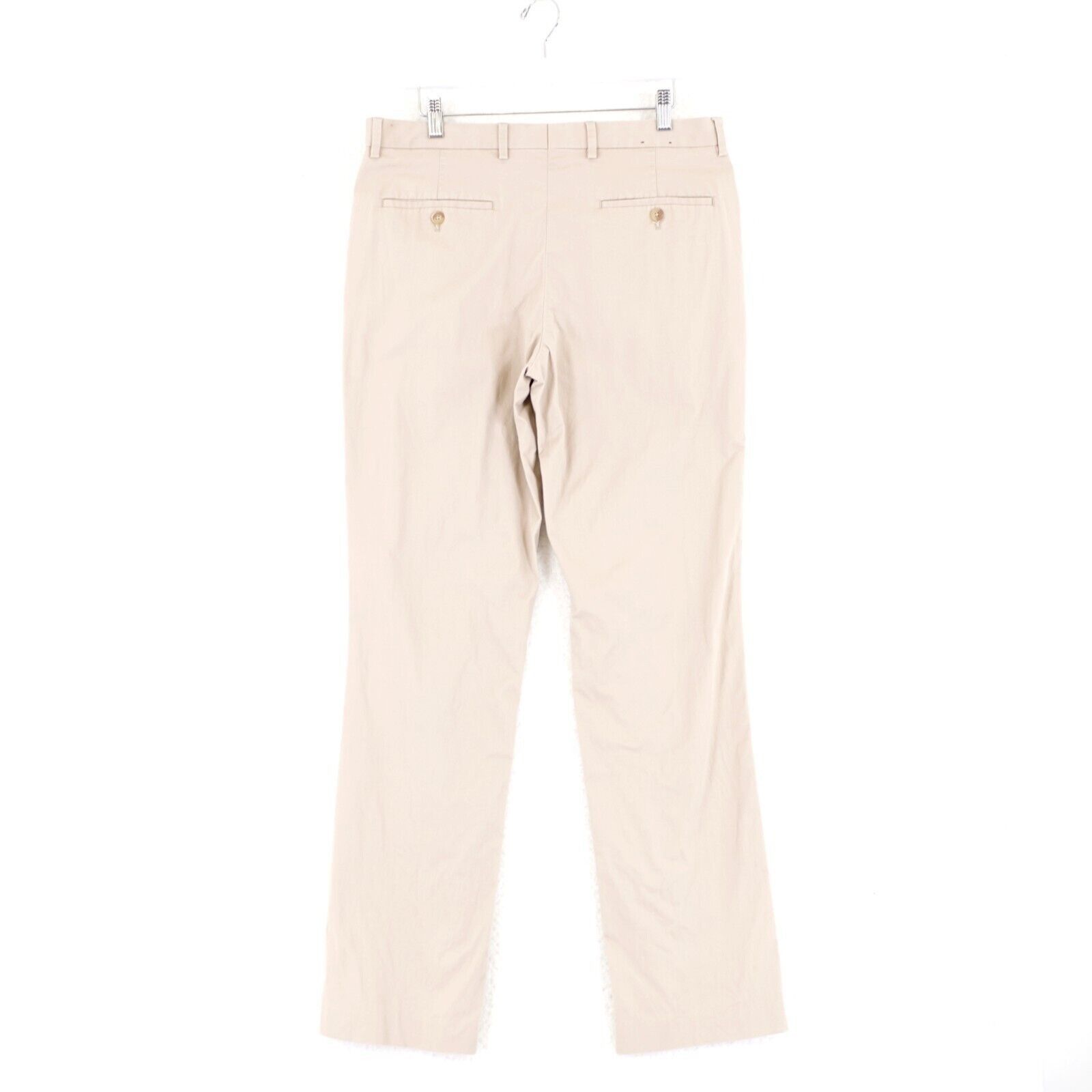 Express Express Producer Tan Cotton 34/33 Chino Pants Mid Rise Flat Size US 34 / EU 50 - 3 Thumbnail
