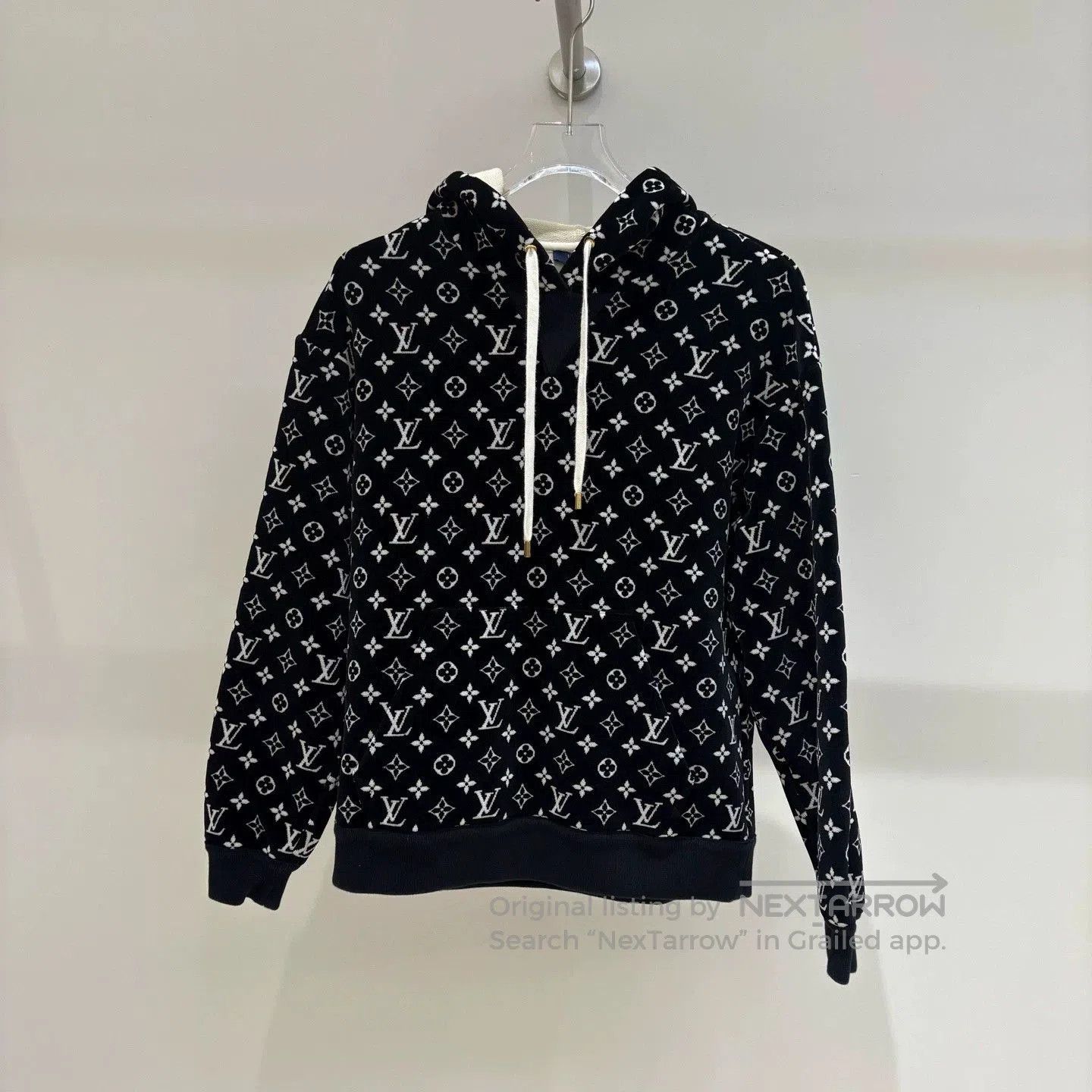 Louis Vuitton Louis Vuitton Monogram Velour Hoodie. Size US XS / EU 42 / 0 - 1 Thumbnail