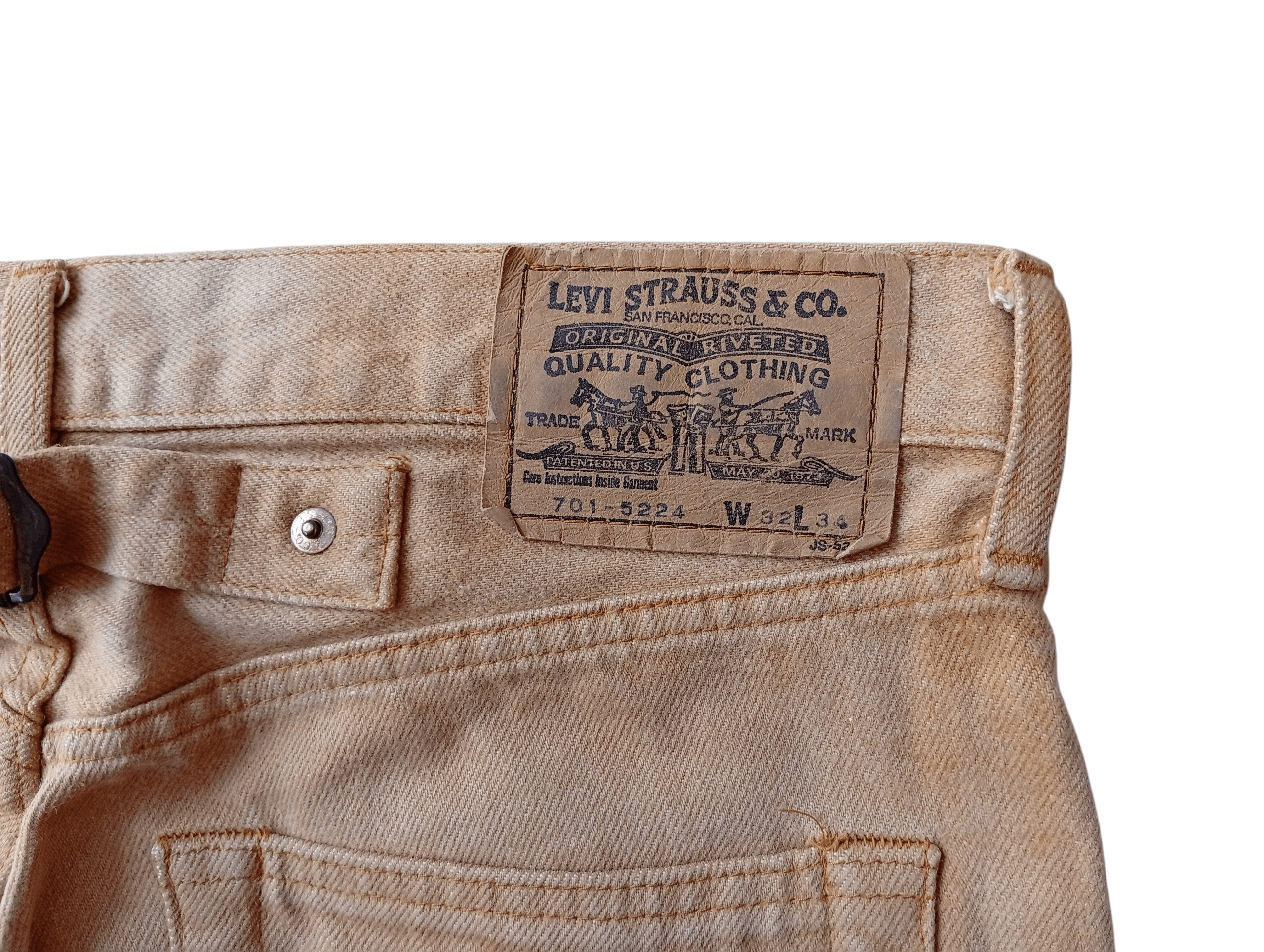 Levi's 90s Levi's 701 big E buckleback jeans Size US 32 / EU 48 - 6 Thumbnail
