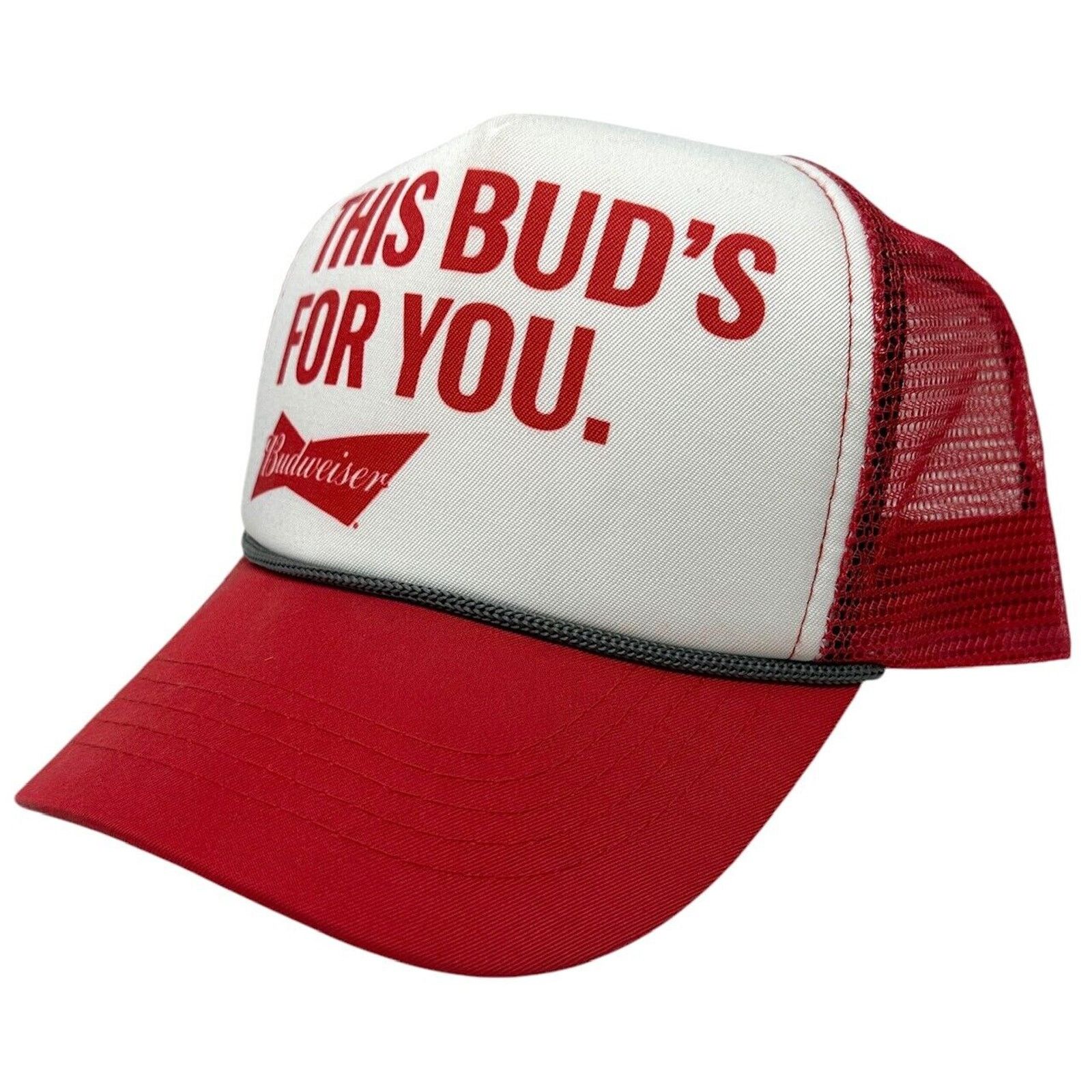Budweiser Budweiser Beer Men's Trucker Hat This Bud's For You Cap Size ONE SIZE - 2 Thumbnail