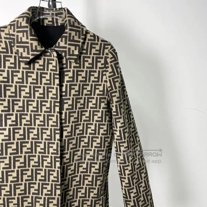 Fendi Fendi Caramel Wool Women's Coat . Size S / US 4 / IT 40 - 2 Thumbnail