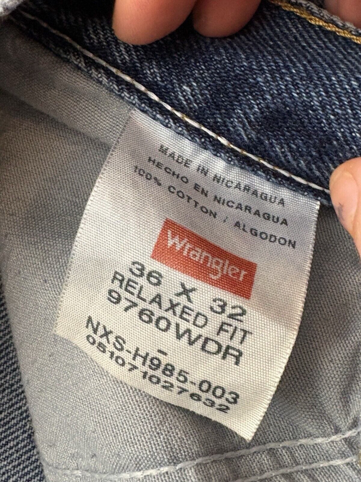 Wrangler Wrangler Relaxed Fit 36x32 Size US 36 / EU 52 - 5 Thumbnail