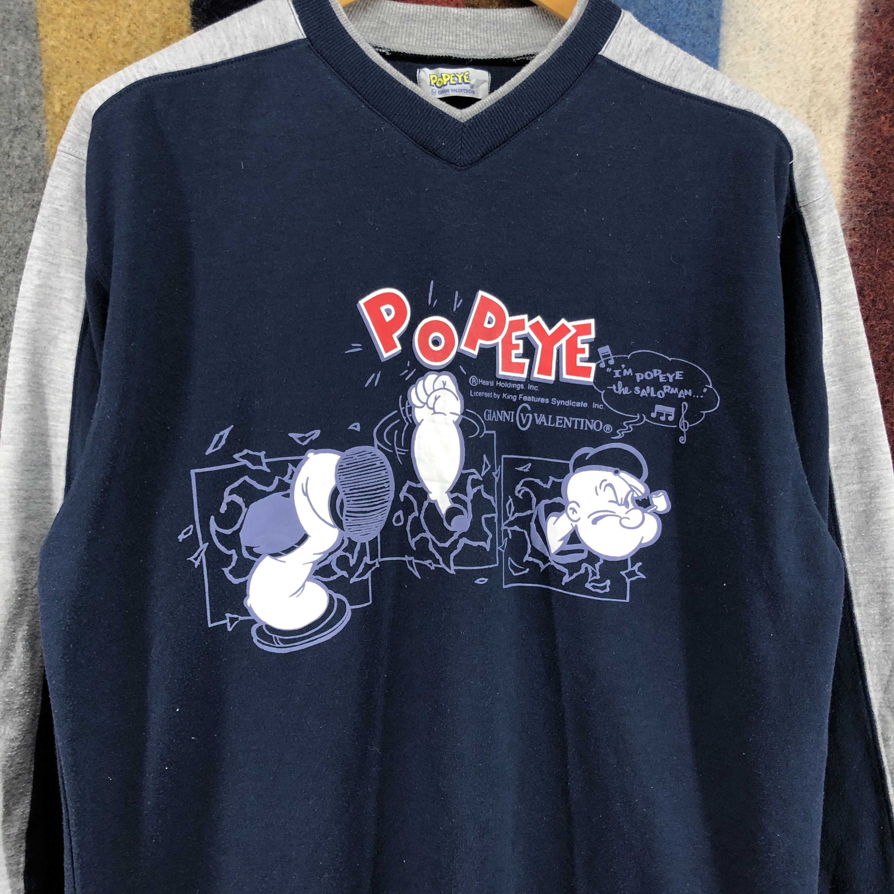 Gianni Valentino GIANNI VALENTINO x POPEYE Crew Neck Sweatshirt #0607/Z Size US M / EU 48-50 / 2 - 2 Thumbnail
