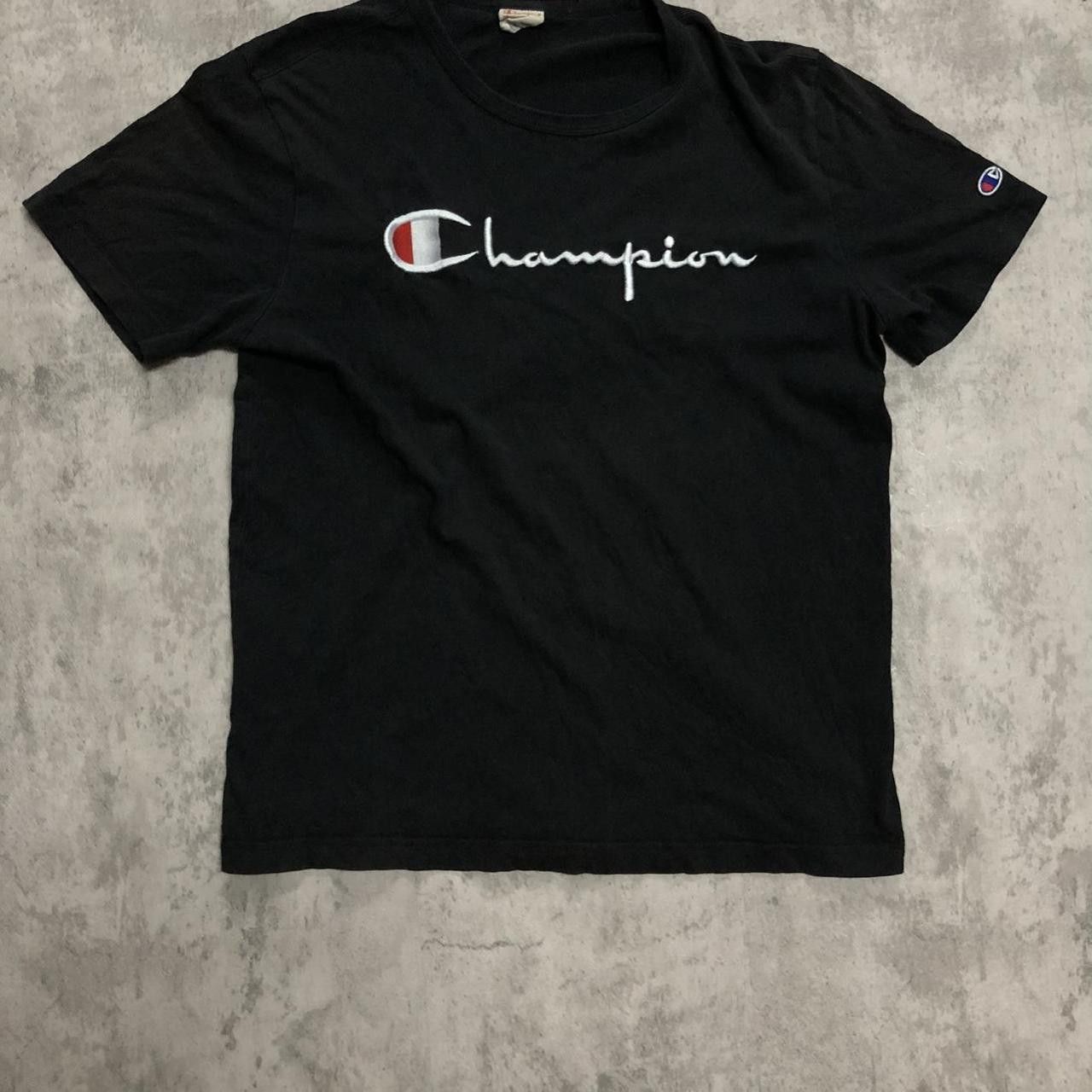 Champion Black Champion cotton t-shirt Size US L / EU 52-54 / 3 - 1 Thumbnail