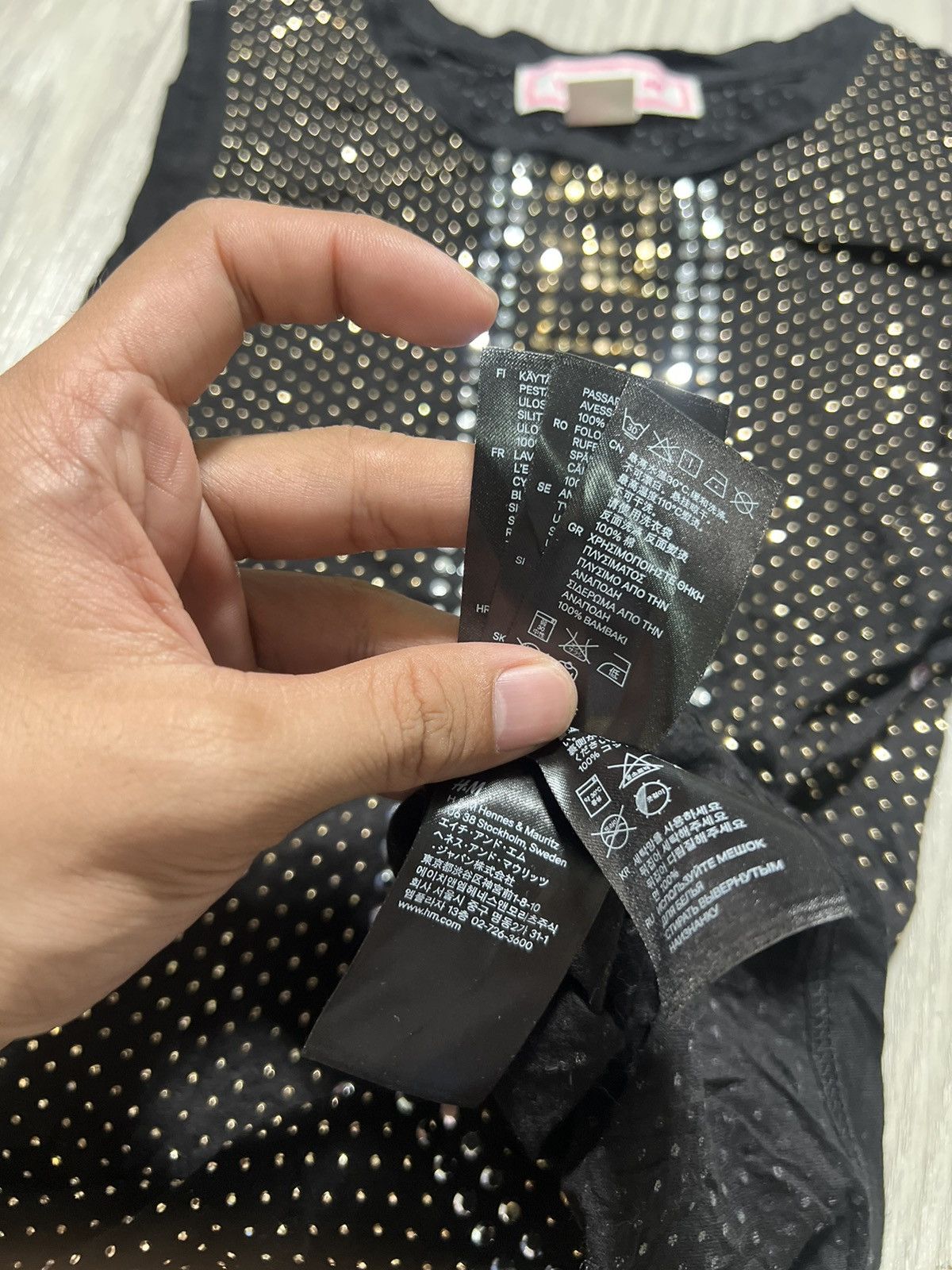 Versace Versace x H&M Black Studded Sleeveless Size S / US 4 / IT 40 - 6 Thumbnail