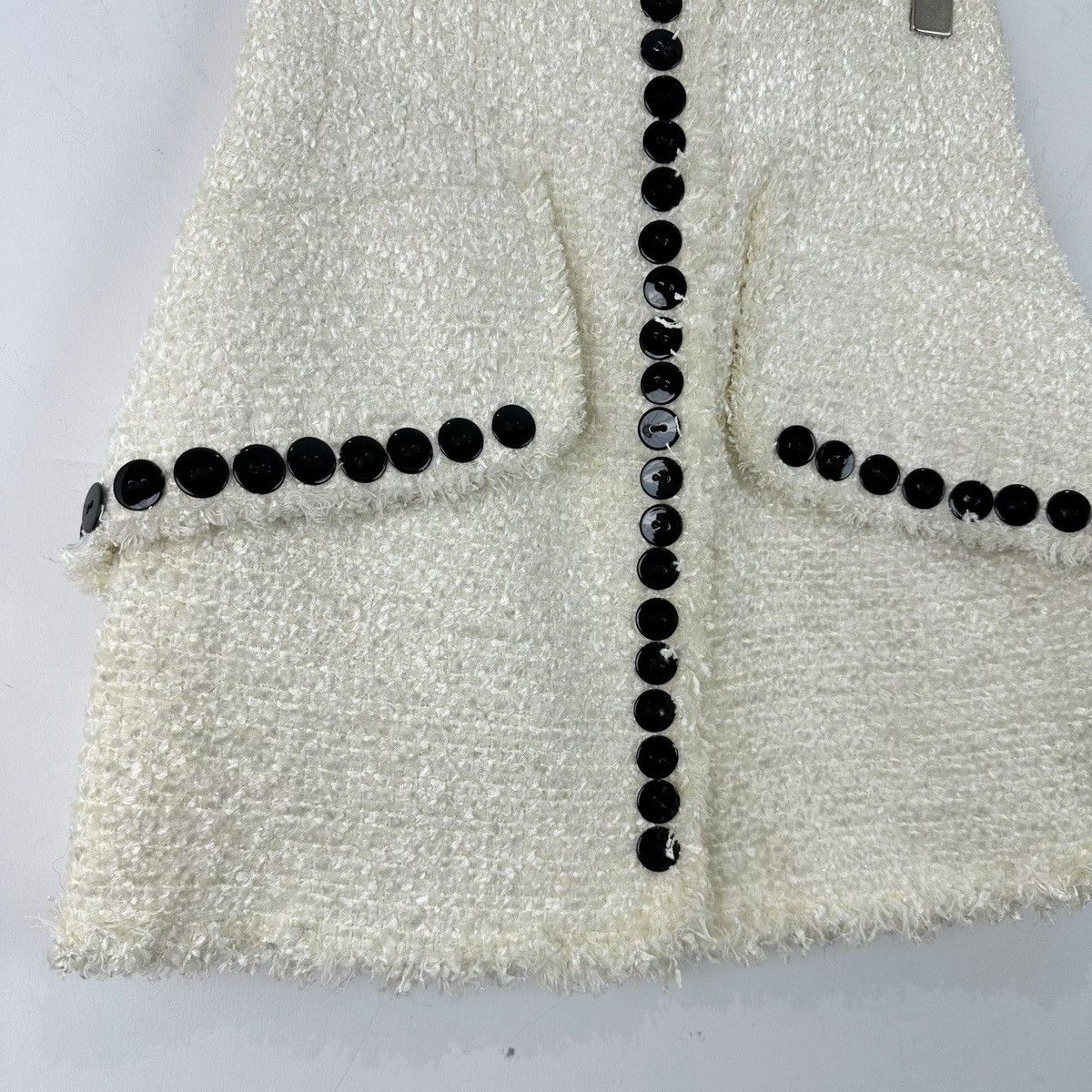 Alexander Wang Alexander Wang elegant ivory tweed skirt Size 25" / US 0 / IT 36 - 3 Thumbnail