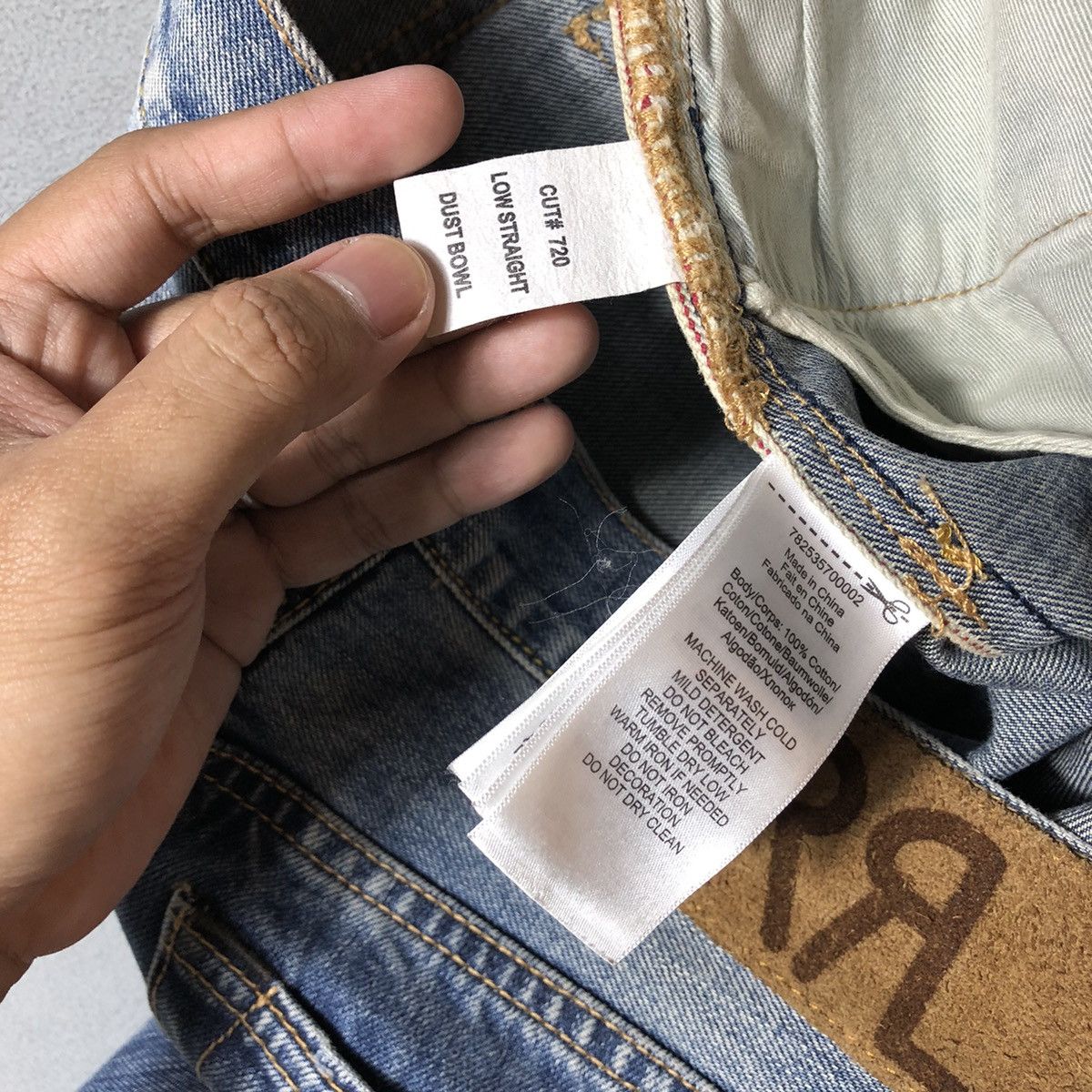 RRL Ralph Lauren Rrl Ralph Lauren Slim Fit Selvedge Jeans Size US 33 - 7 Thumbnail