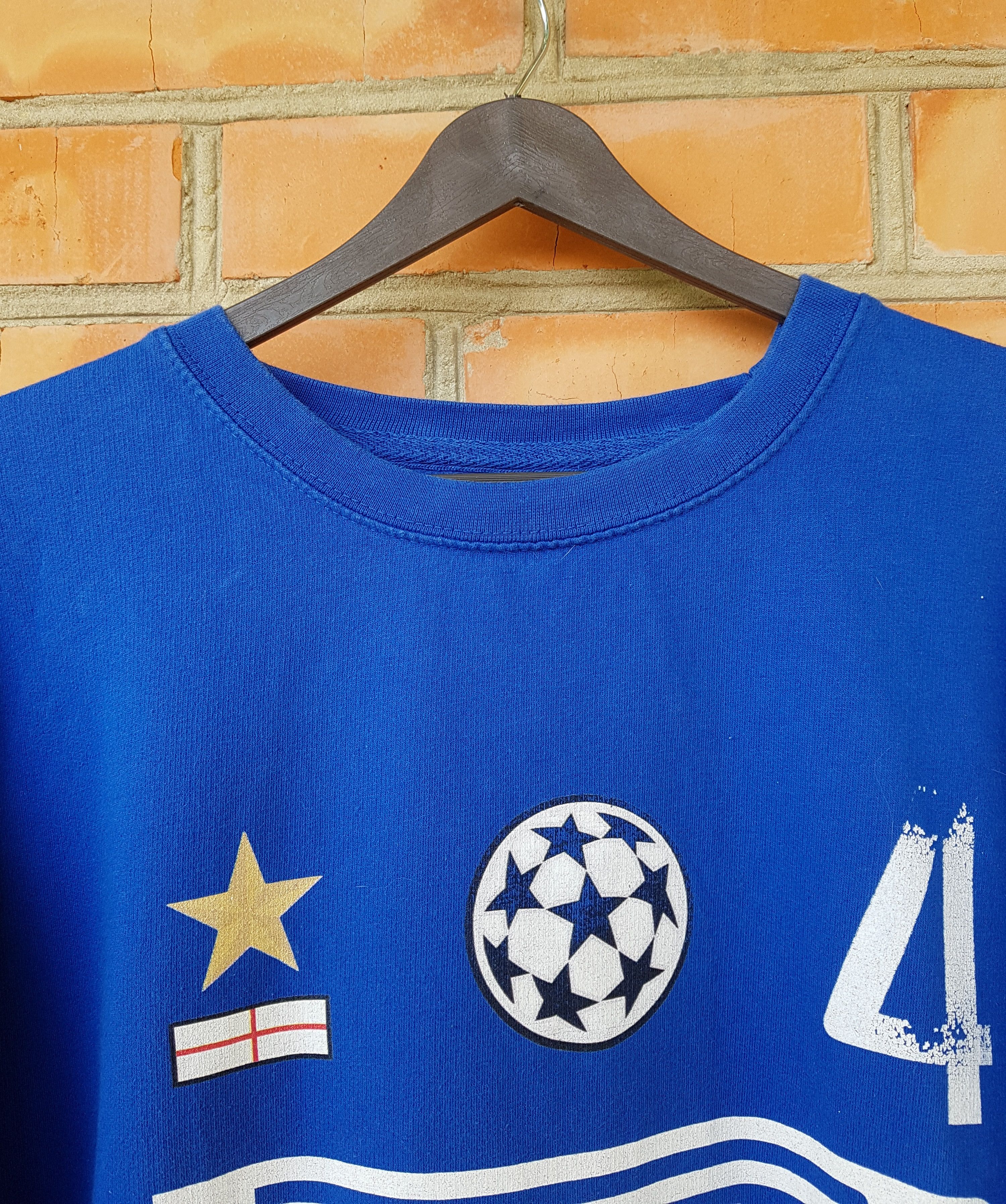 Vintage Inter Milan #4 Pirelli Soccer Football Vintage Sweatshirt XL Size US XL / EU 56 / 4 - 4 Thumbnail