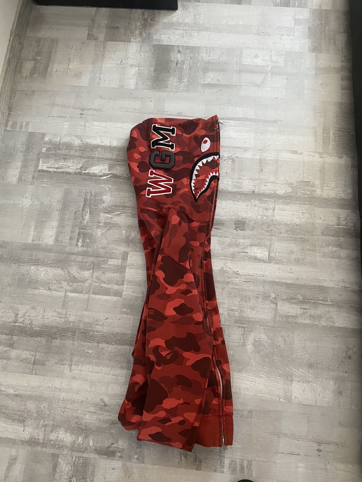 Bape Red Camo Bape Hoodie Size US XL / EU 56 / 4 - 3 Thumbnail