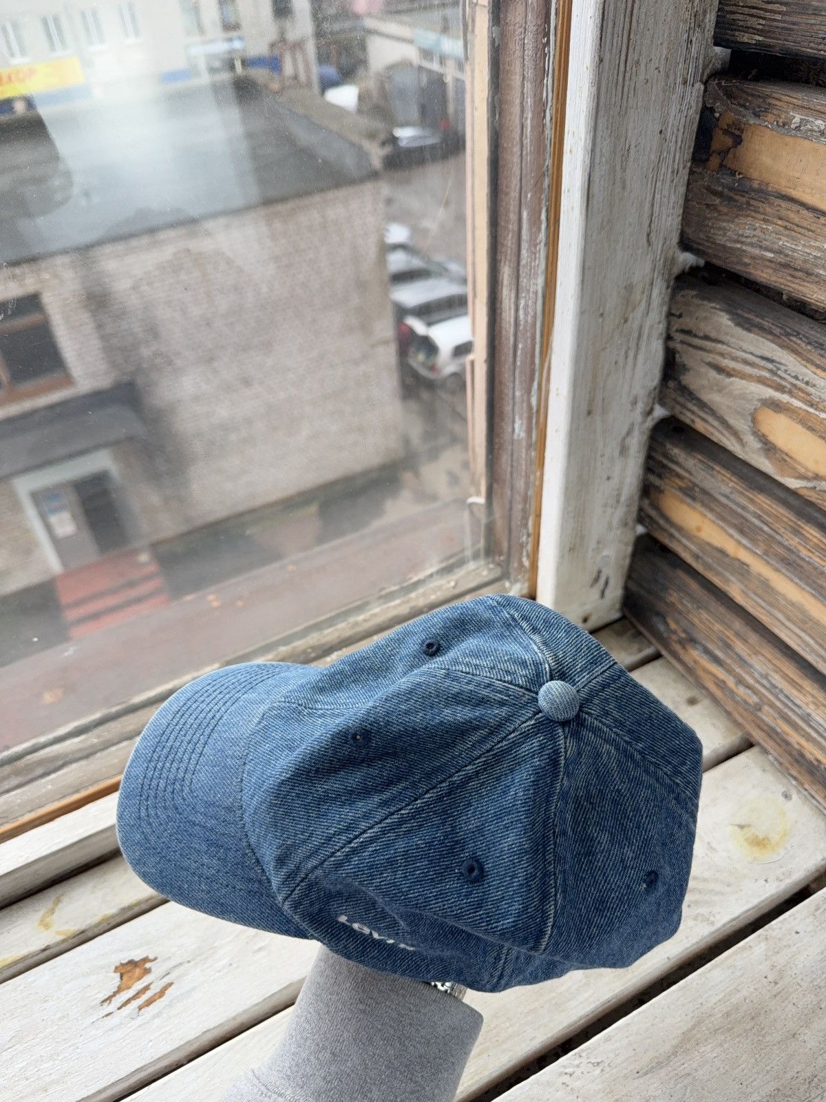 Levi's 90s Vintage Levi’s Denim Dad Cap Blue Retro Minimal Logo Size ONE SIZE - 7 Thumbnail