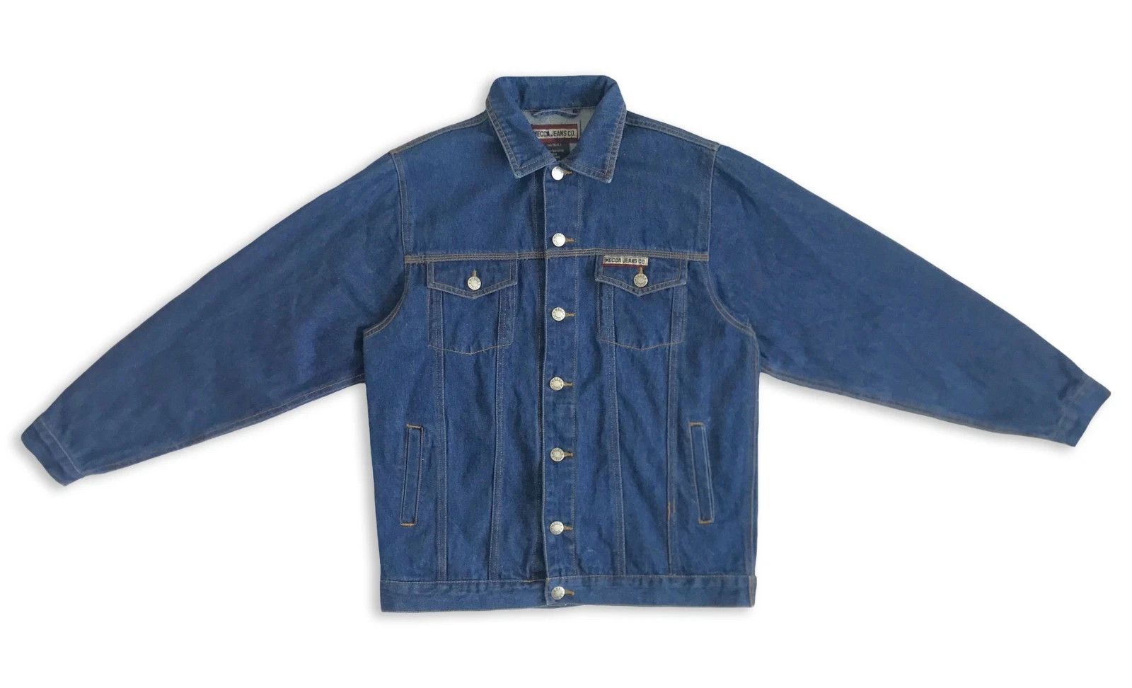 Mecca Vintage 90s MECCA Jeans Denim Jacket Hip hop Oversize Rap Size US S / EU 44-46 / 1 - 3 Thumbnail