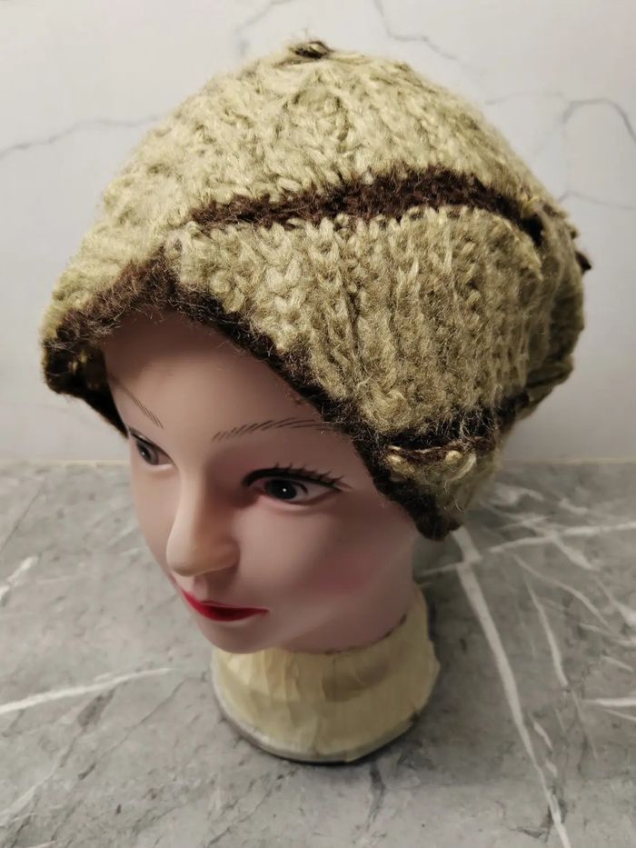 Handmade × Japanese Brand × Vintage Vintage Unknown Japanese Wool Snowcap Beanie Size ONE SIZE - 2 Thumbnail