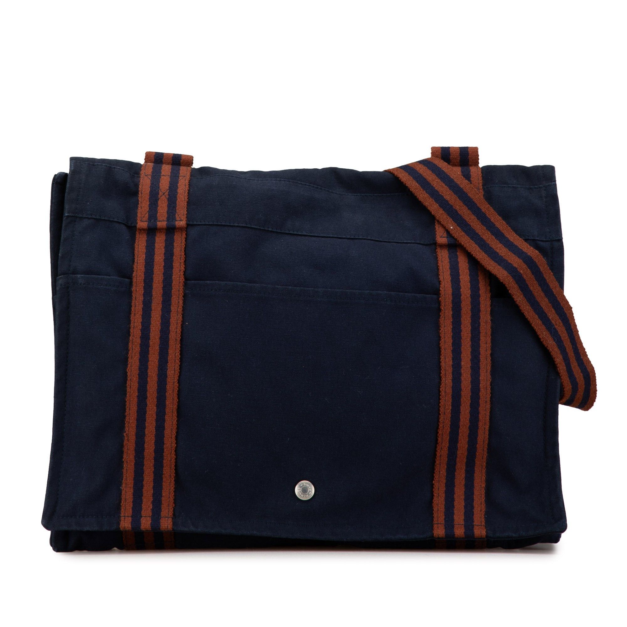 Hermes Hermès Tote Bassus MM Blue Size ONE SIZE - 1 Thumbnail