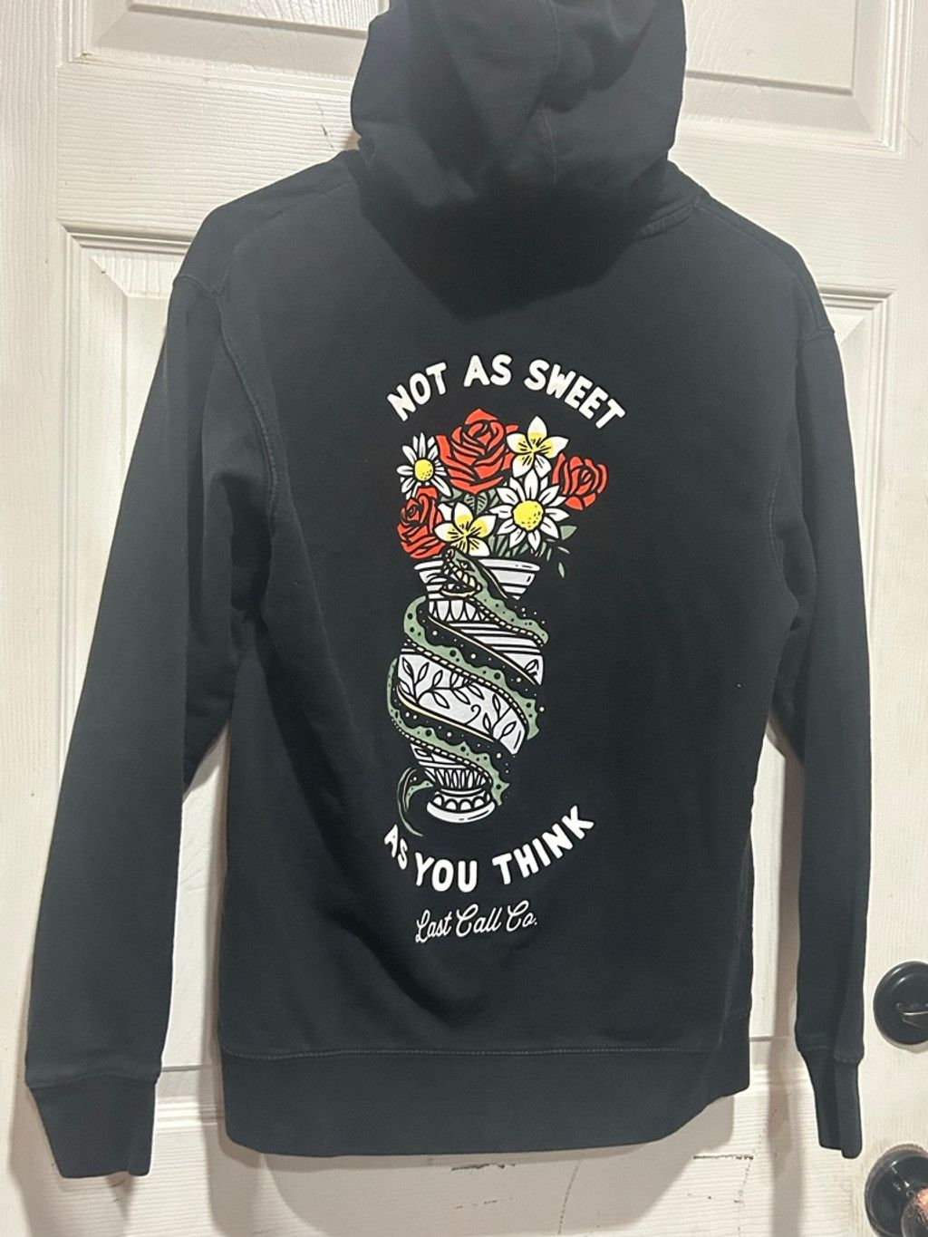 Other Men's Last Call Co. Black Hoodie with Floral Graphic, Size S Size US S / EU 44-46 / 1 - 4 Thumbnail