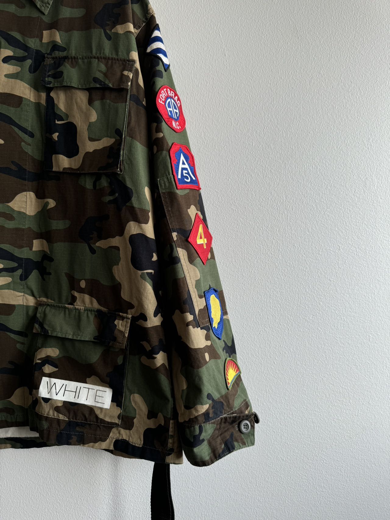 Off-White Off-White Virgil Abloh Vintage Camouflage Jacket Size US XL / EU 56 / 4 - 4 Thumbnail