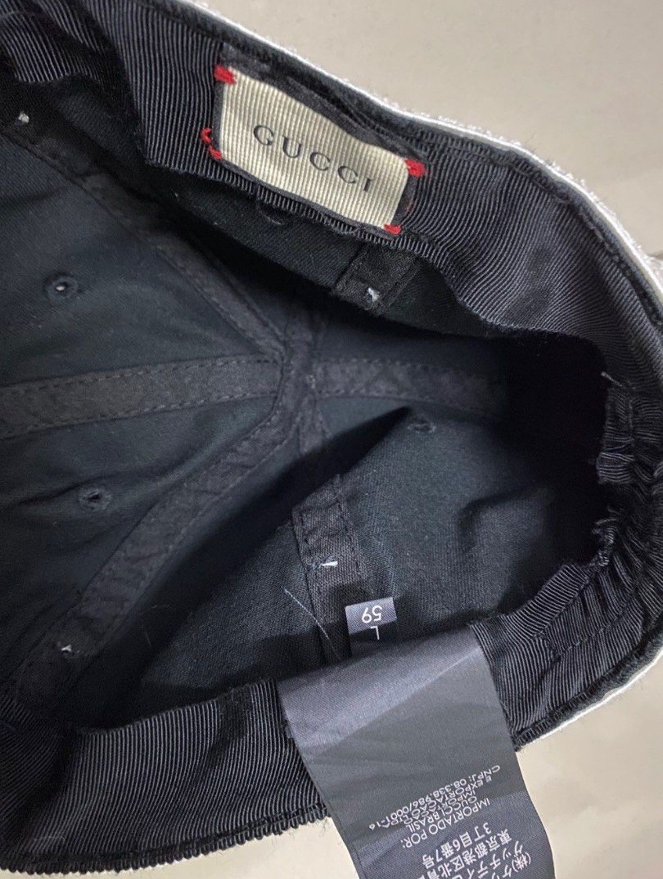 Gucci Gucci Hat Spellout Logo Authentic GUCCI GABARDINE HAT Size ONE SIZE - 4 Thumbnail