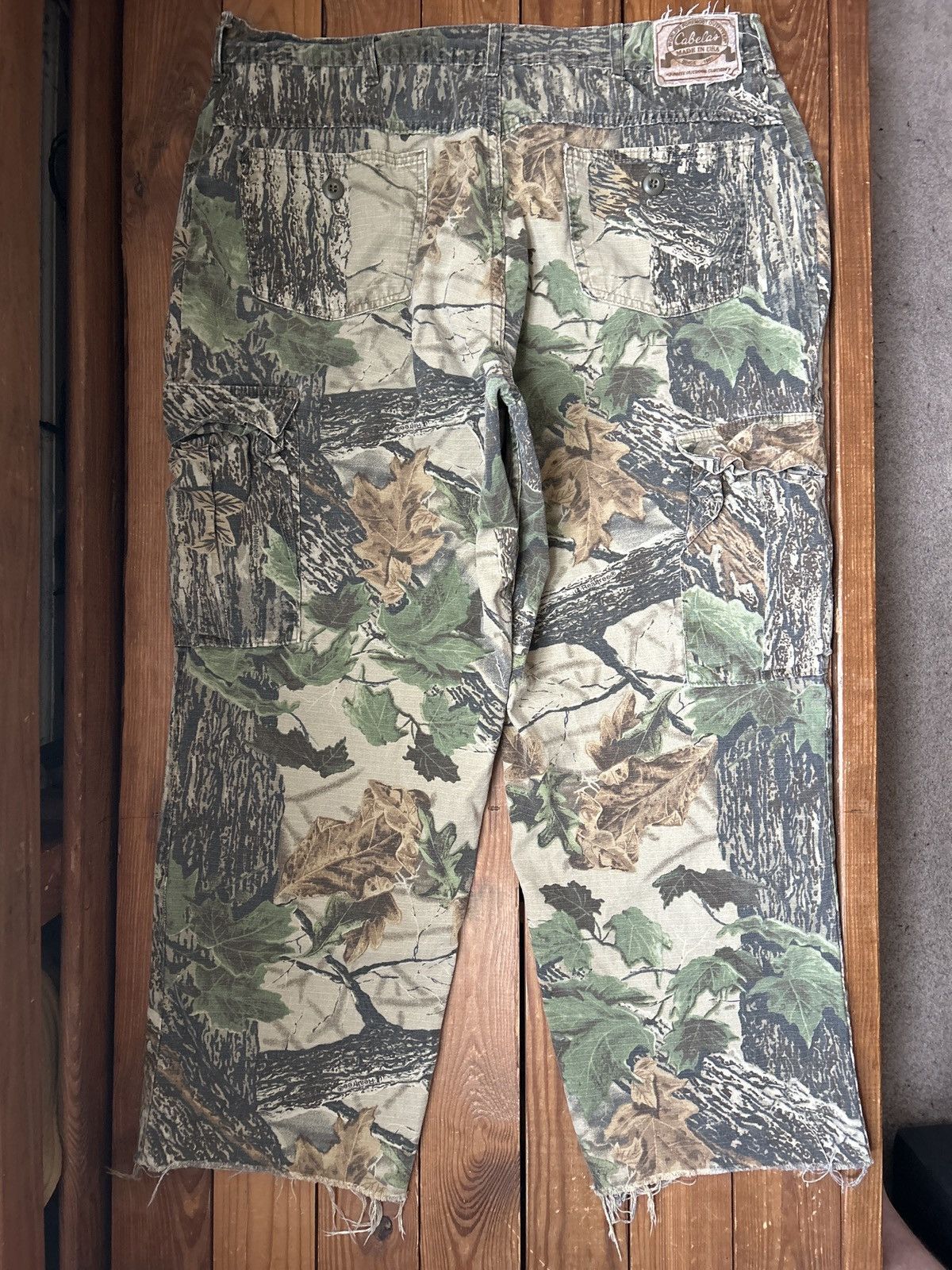 Realtree × Vintage Vintage 90s Cabelas Real Tree Camo Cargo Pants Size US 38 / EU 54 - 2 Thumbnail