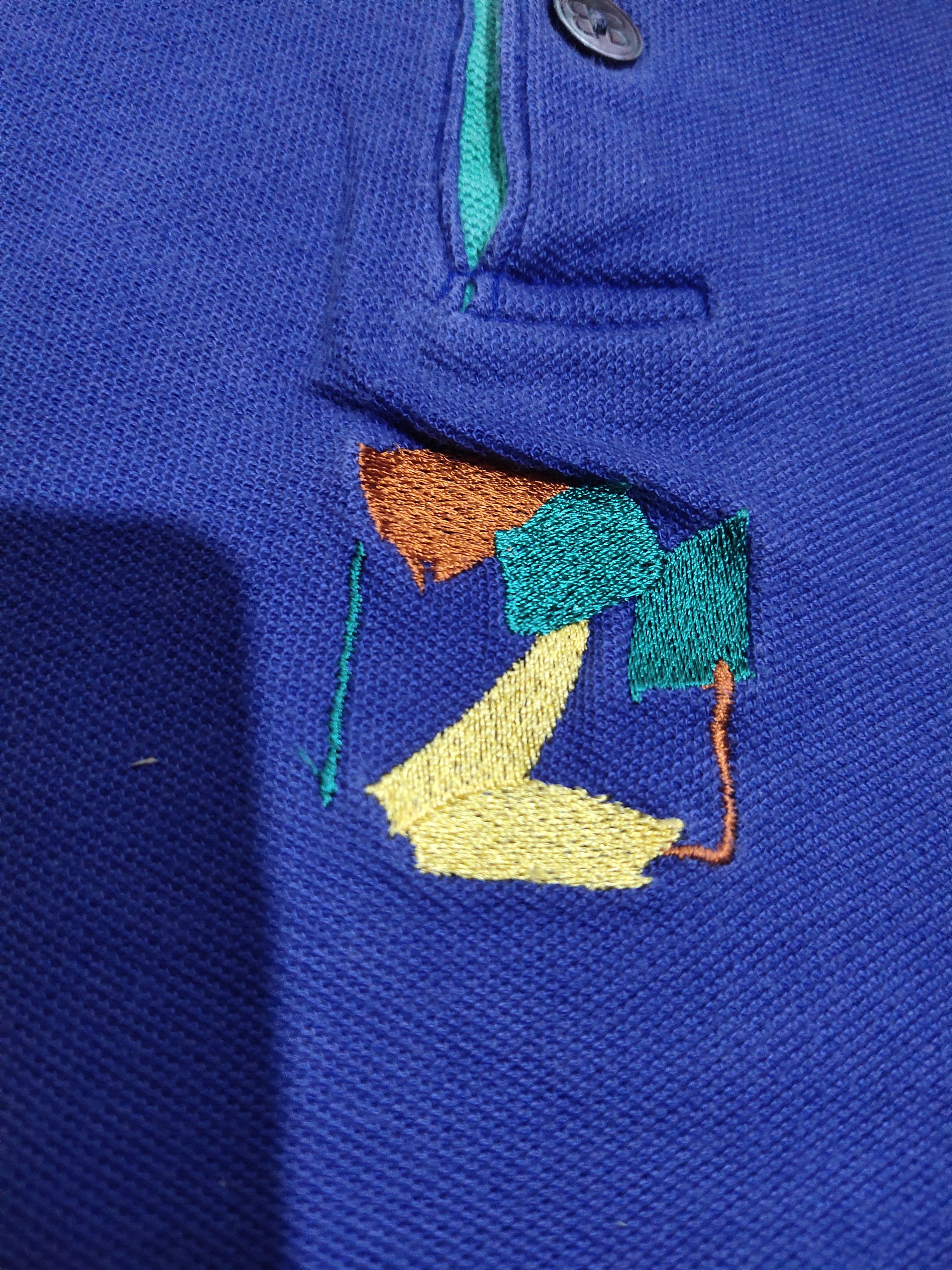 Balenciaga × Vintage Vintage Balenciaga Paris Sport Polo Tee Size US M / EU 48-50 / 2 - 8 Thumbnail