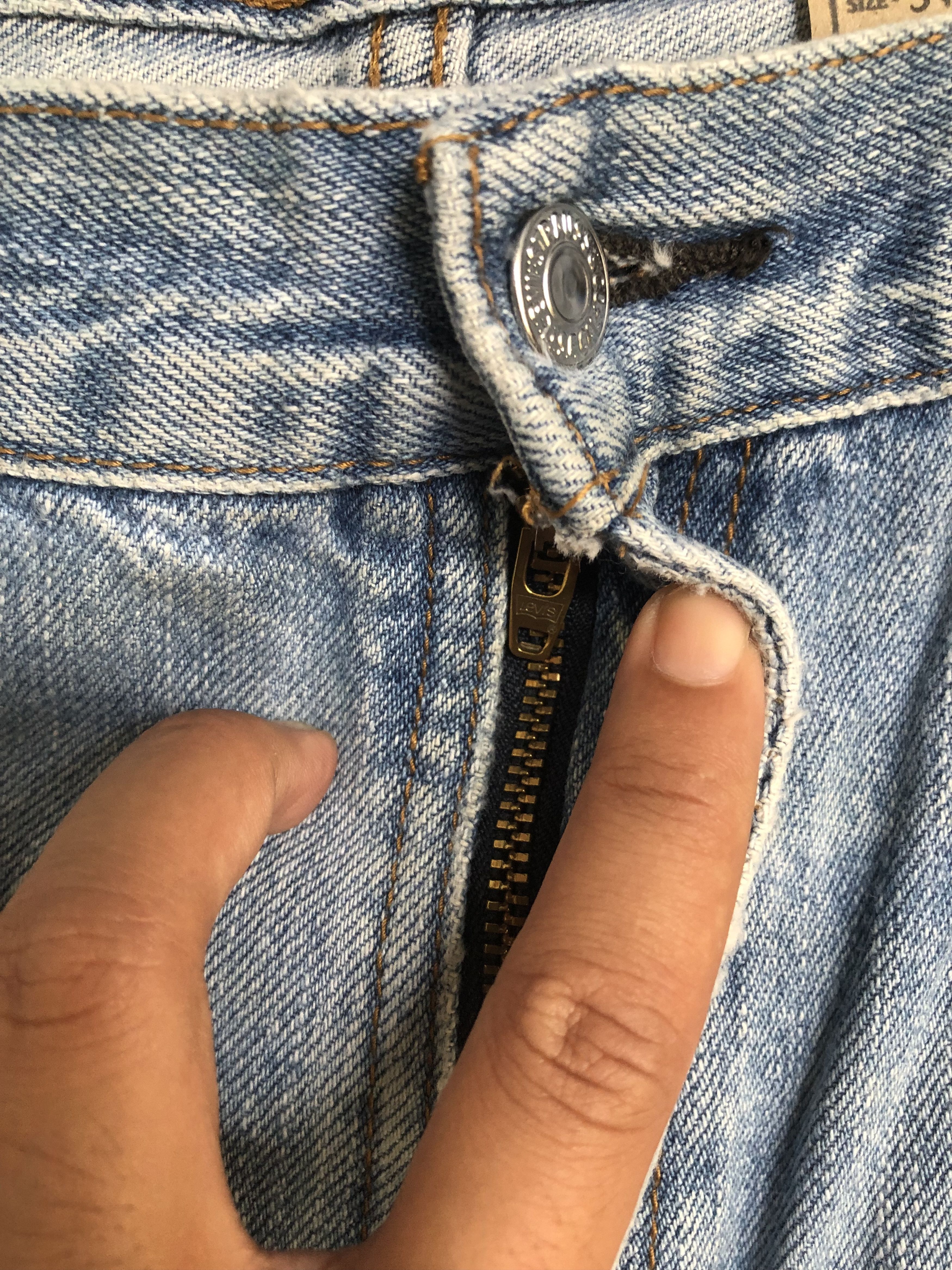 Levi's Vintage Levis 516 Distressed Jeans - L300 Size US 34 / EU 50 - 5 Thumbnail