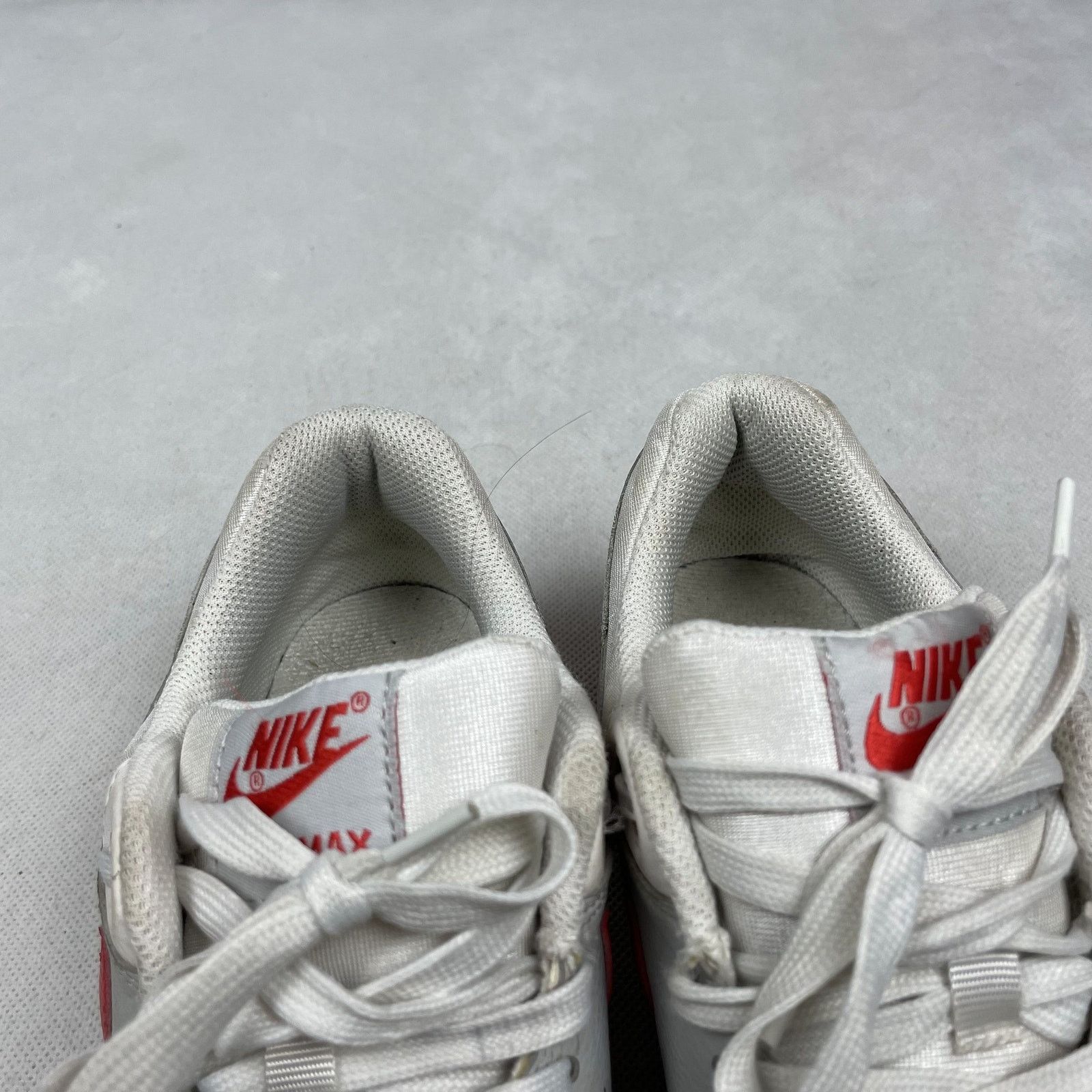 Nike Nike Air Max 1 (GS) 555766-101 White Red Sneakers Shoes 6.5Y Size US 6 / EU 39 - 9 Thumbnail