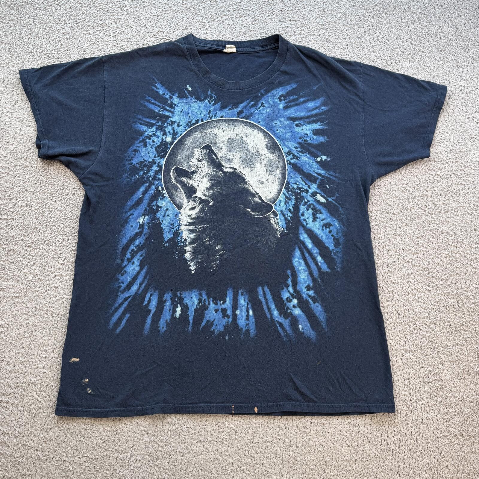 Other Distressed Wolf Graphic T Shirt Large Black Grunge Thrashed Size US L / EU 52-54 / 3 - 1 Thumbnail