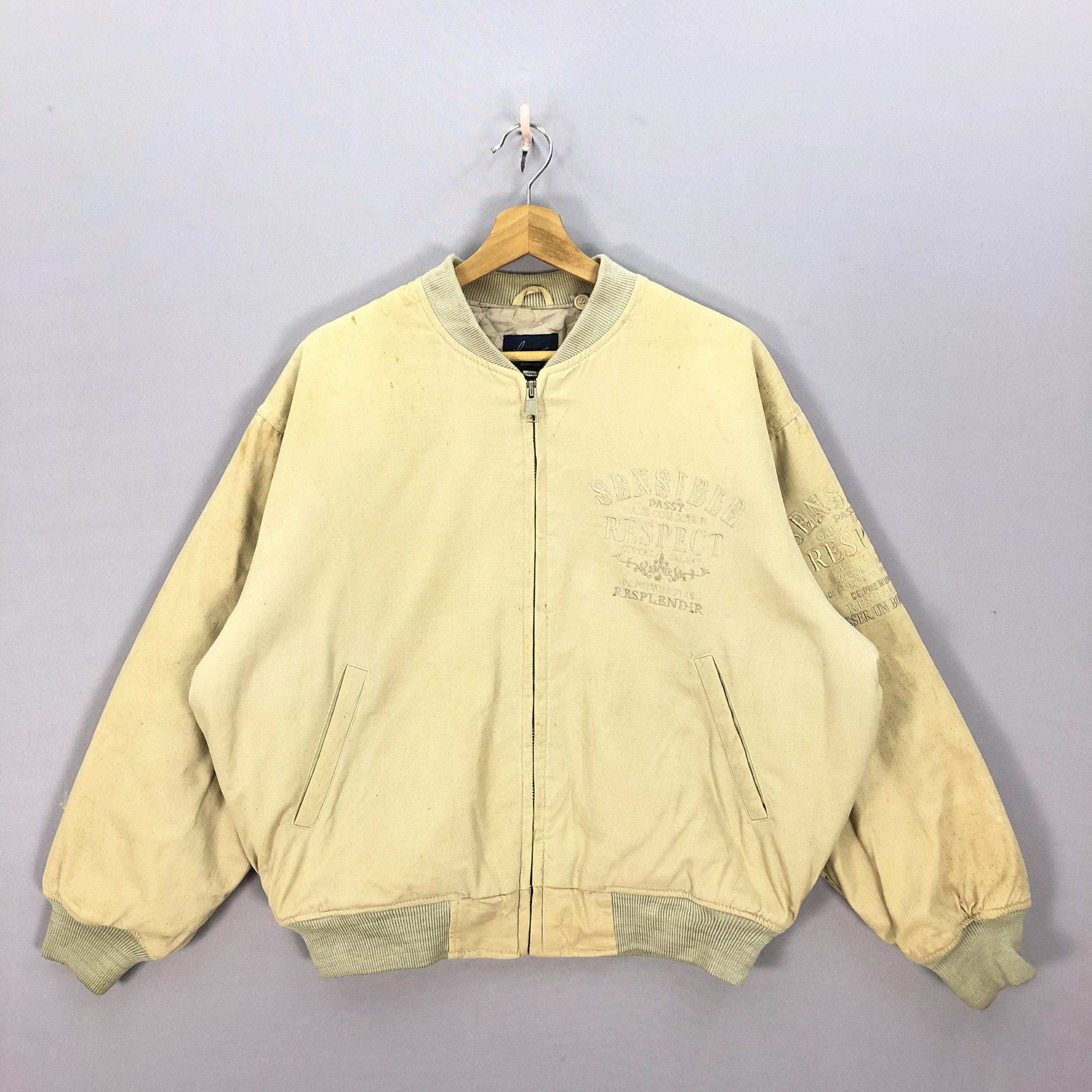 Vintage Vintage Passy Sens Du Beau Bombers Zipper Jacket Size US XL / EU 56 / 4 - 2 Thumbnail