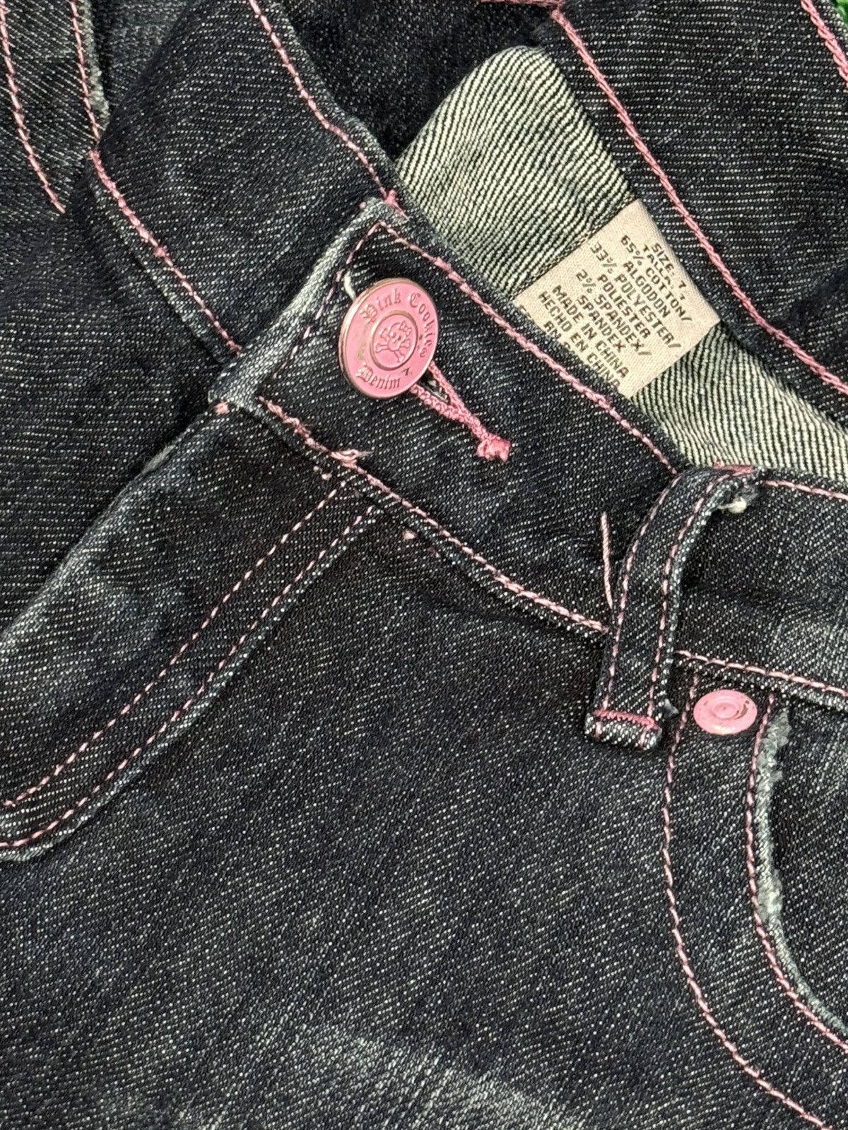 Juicy Couture Jeans RARE Juicy Couture Denim Paint Angel Wings Pink Y2K Jeans 28 Size 28" / US 6 / IT 42 - 7 Thumbnail
