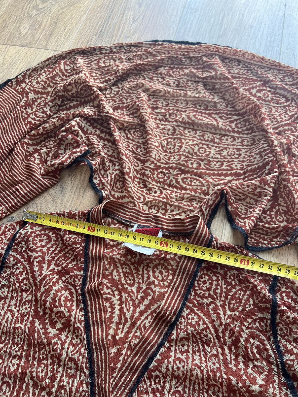 Jean Paul Gaultier Jean Paul Gaultier Vintage 2000 Mesh Cardigan Attached Scarf Size M / US 6-8 / IT 42-44 - 8 Thumbnail