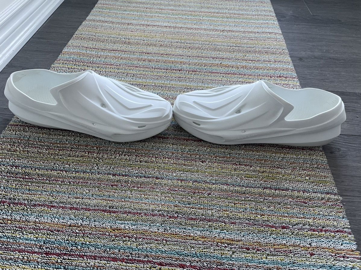 White Mono Slip-on