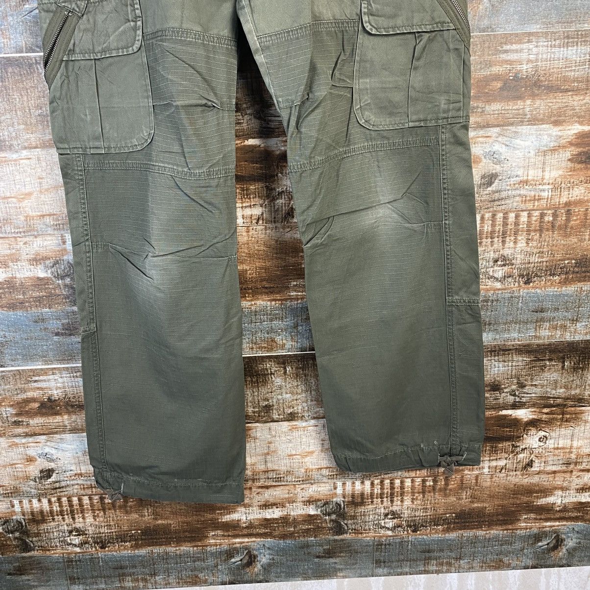 Airwalk DL Airwalk Green Cargo Multipocket Pants #C974 Size US 34 / EU 50 - 6 Thumbnail