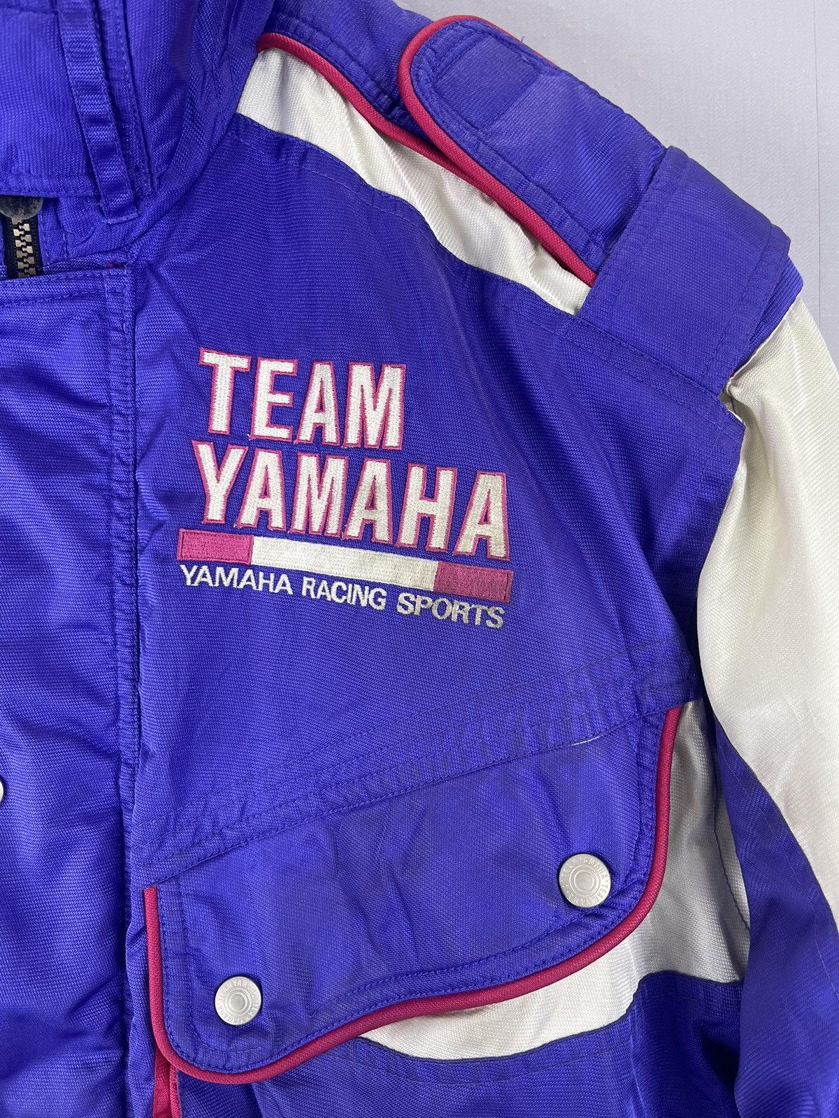 Yamaha VINTAGE TEAM YAMAHA Racing Sport Full Printed Biker Jacket Size US L / EU 52-54 / 3 - 9 Thumbnail