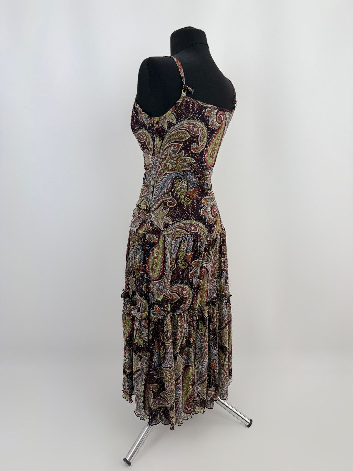 Vintage Y2K Vintage Sinequanone Paisley Print Sheer Maxi Dress 3 Size M / US 6-8 / IT 42-44 - 2 Thumbnail